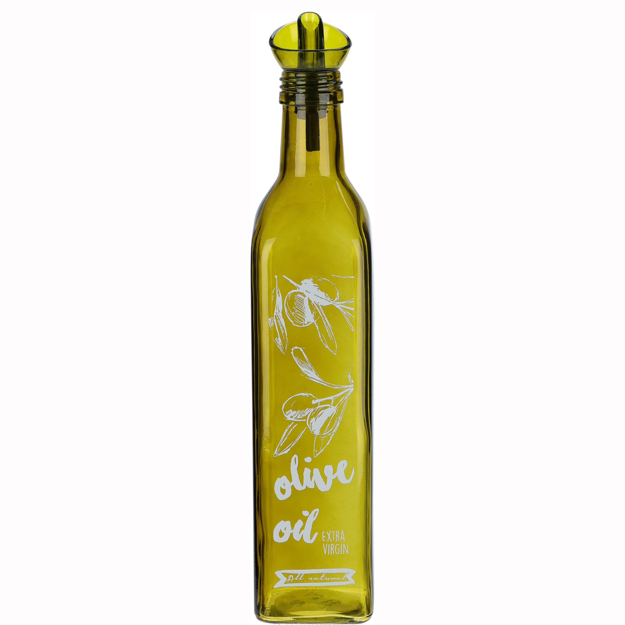 Set aus Essig- und Ölflasche, 500 ml mit Ausgießer - 2 Farben H 28,5 cm