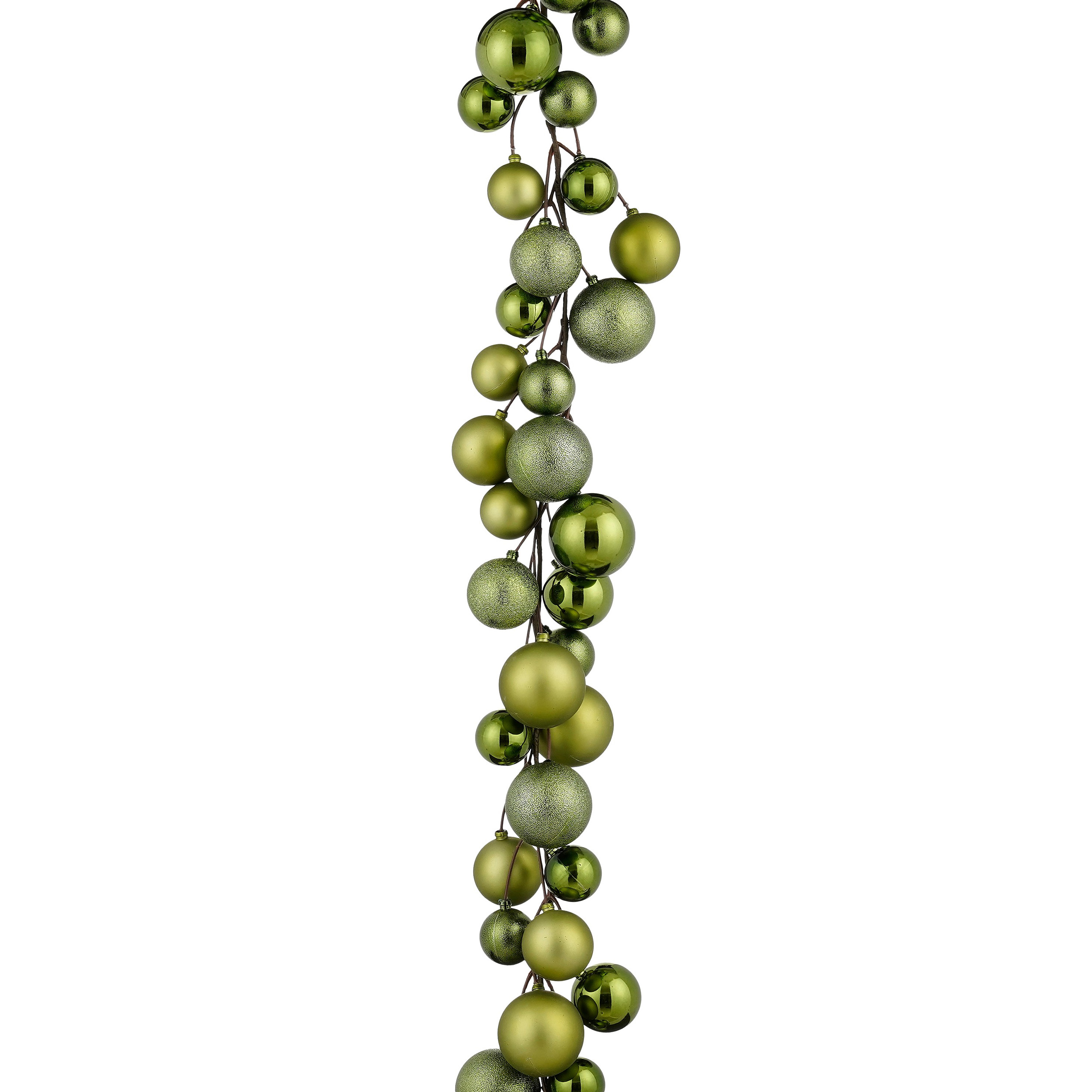 Girlande Weihnachten aus Kunststoff - L 180 cm - wetterfest