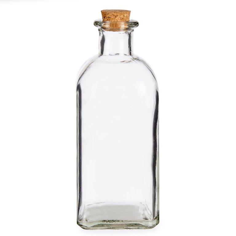 Flaschen aus Glas mit Stöpsel aus Kork