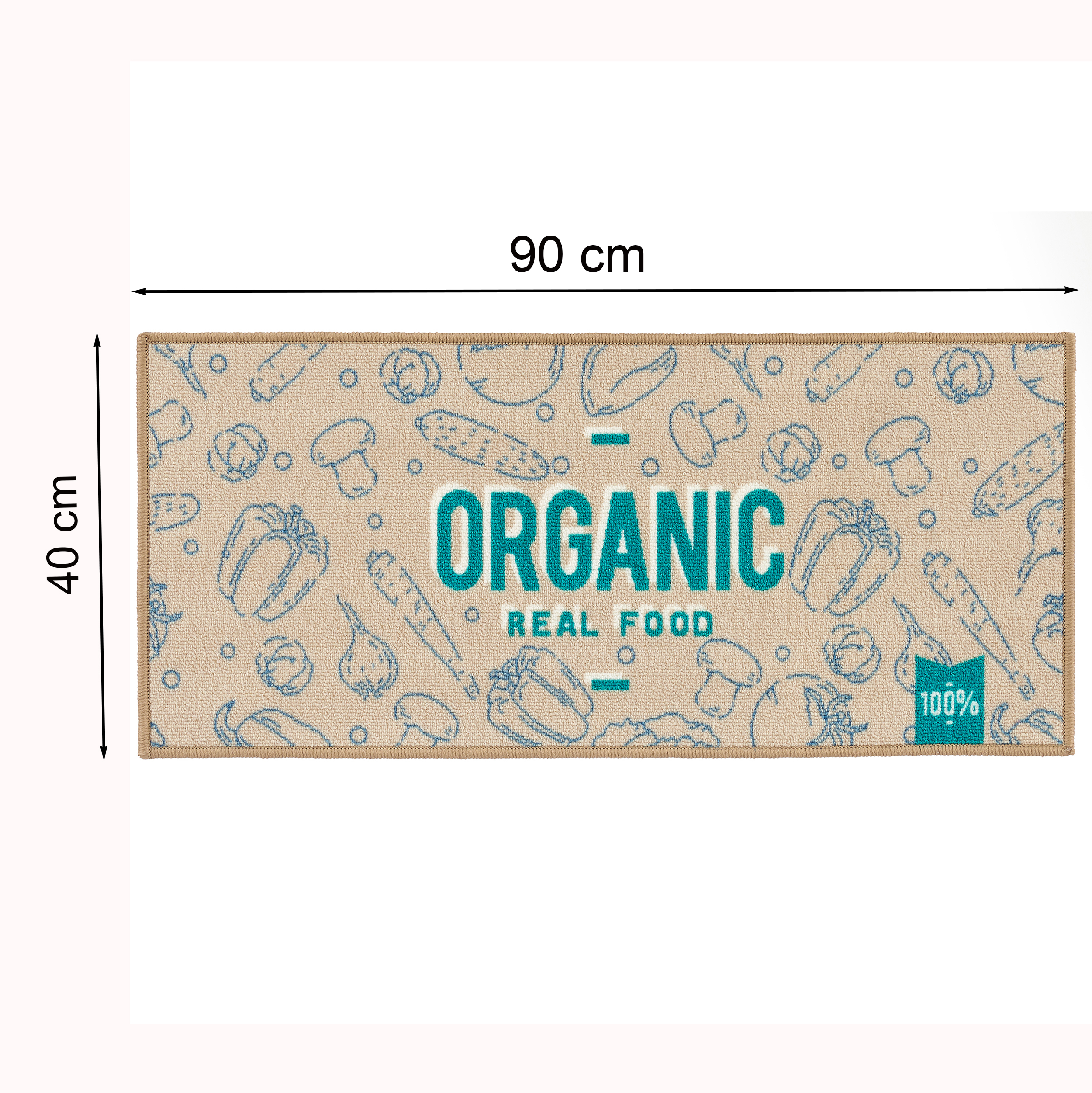 Teppich multifunktional "Organic" - Teppichläufer - Küchenteppich - Küchenläufer