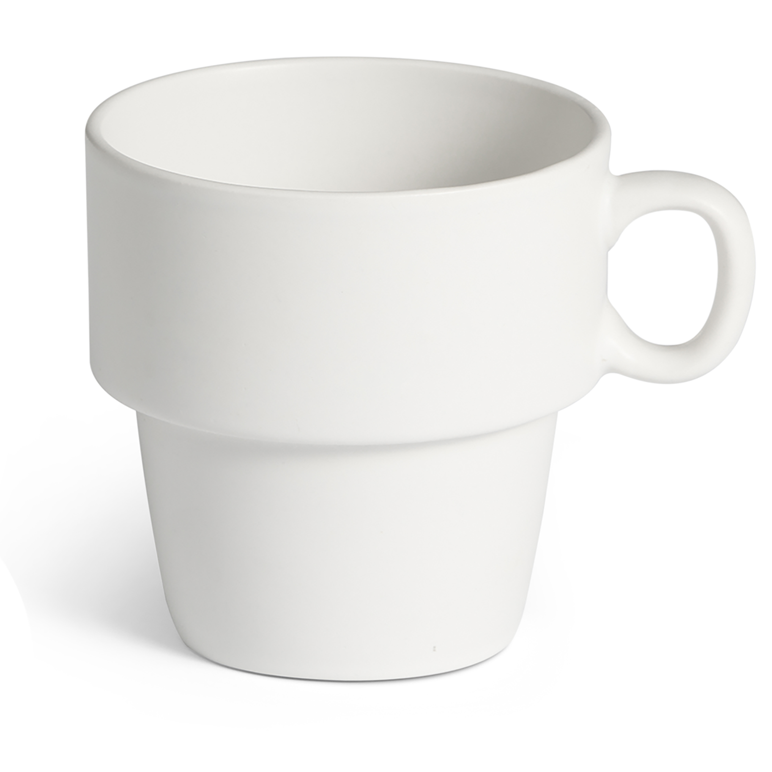 6 x große Tassen "Stapelglück Leni" Porzellan - 300 ml in modernem Design