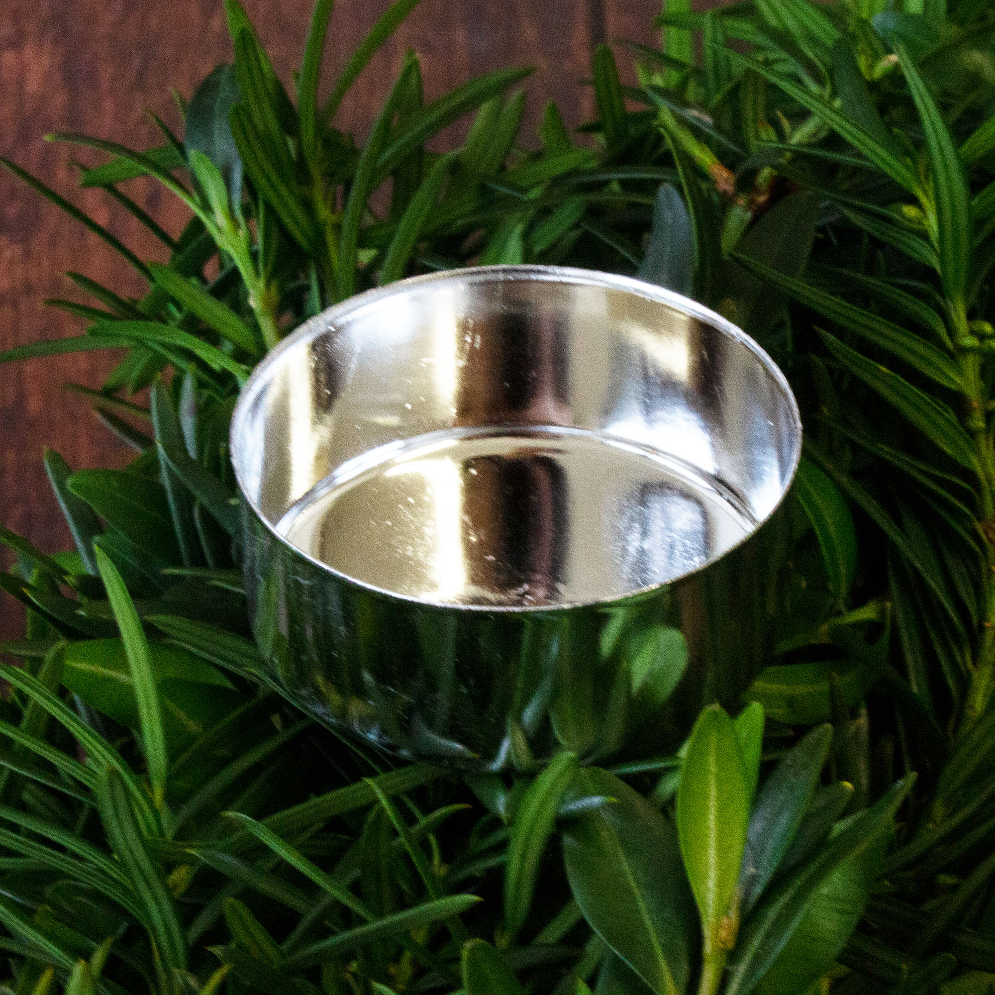 4-tlg. Set Adventskranz-Stecker aus Glas oder Metall