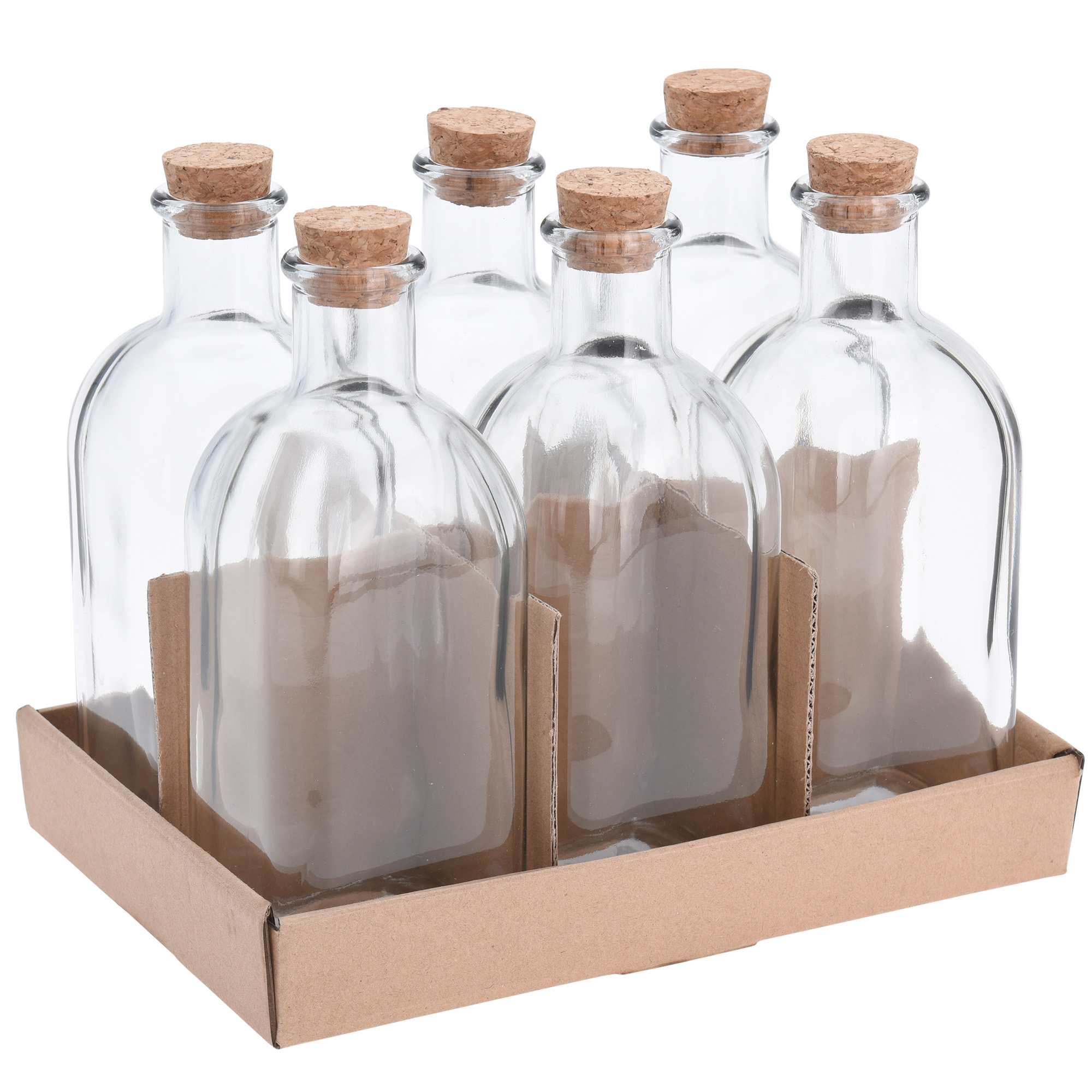 Glasflaschen mit Korken sehr variabel einsetzbar