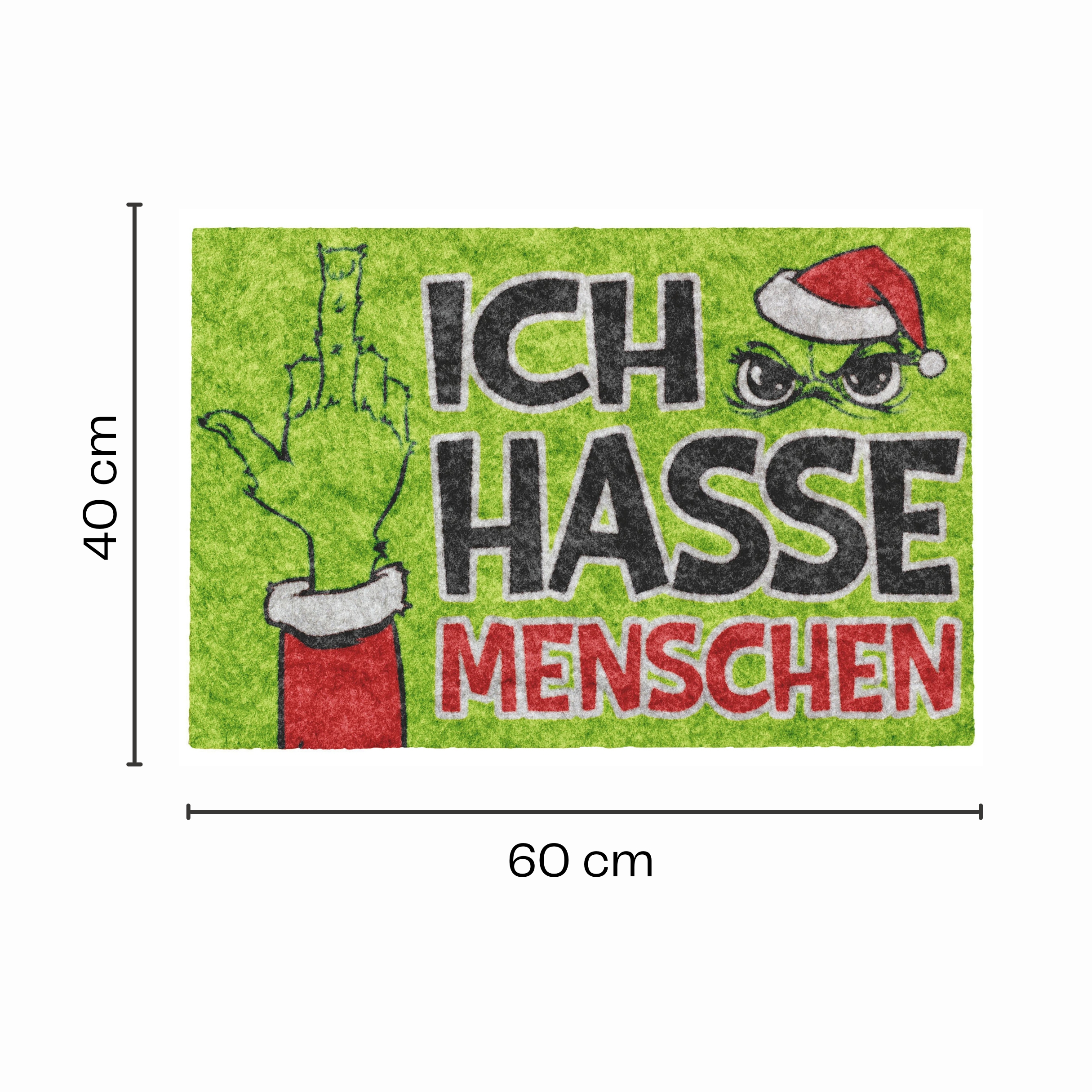 Fußmatte "Festtags-Muffel" 60 x 40 cm
