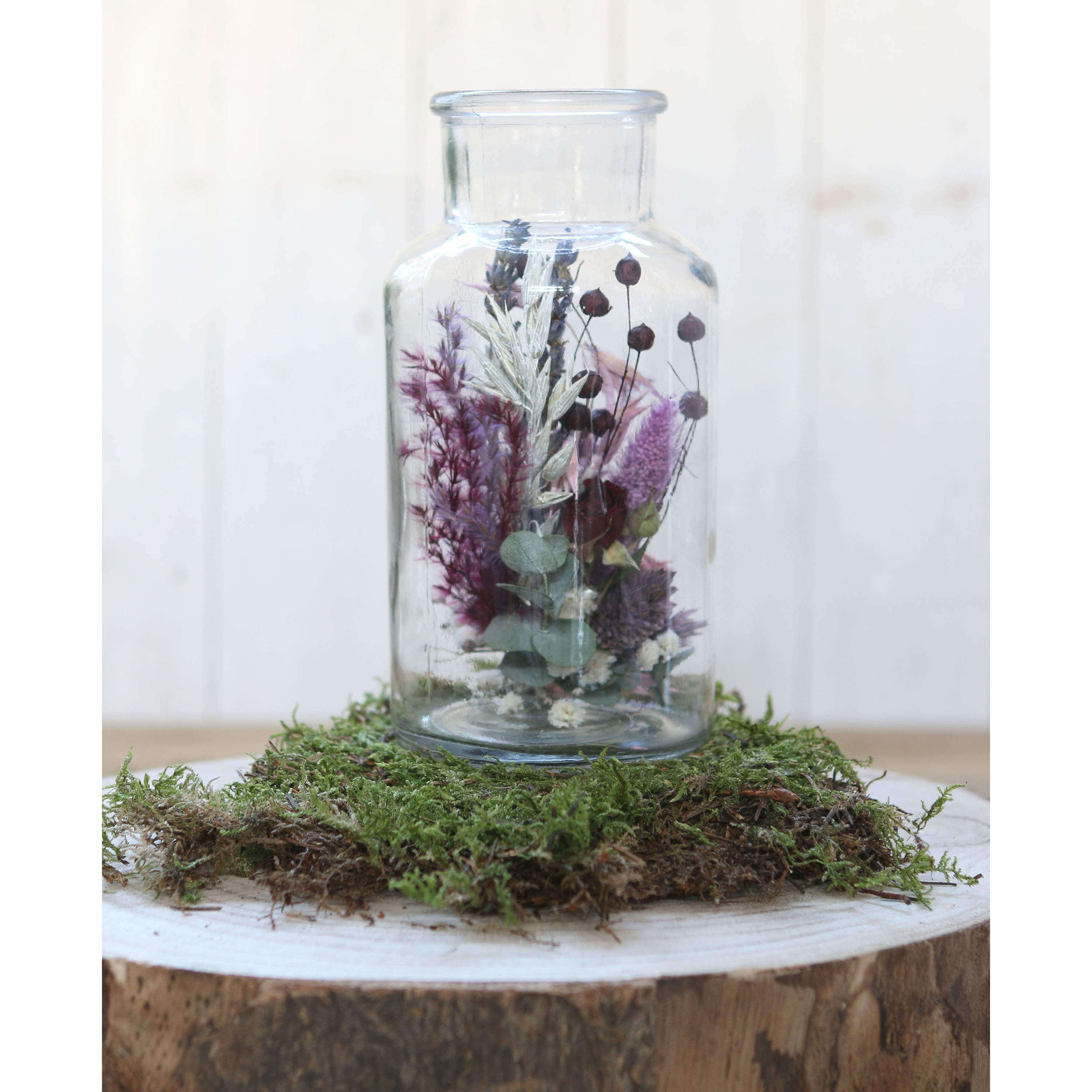 Glasflaschen - Apothekerflaschen - Vasen H 10 cm / H 16 cm