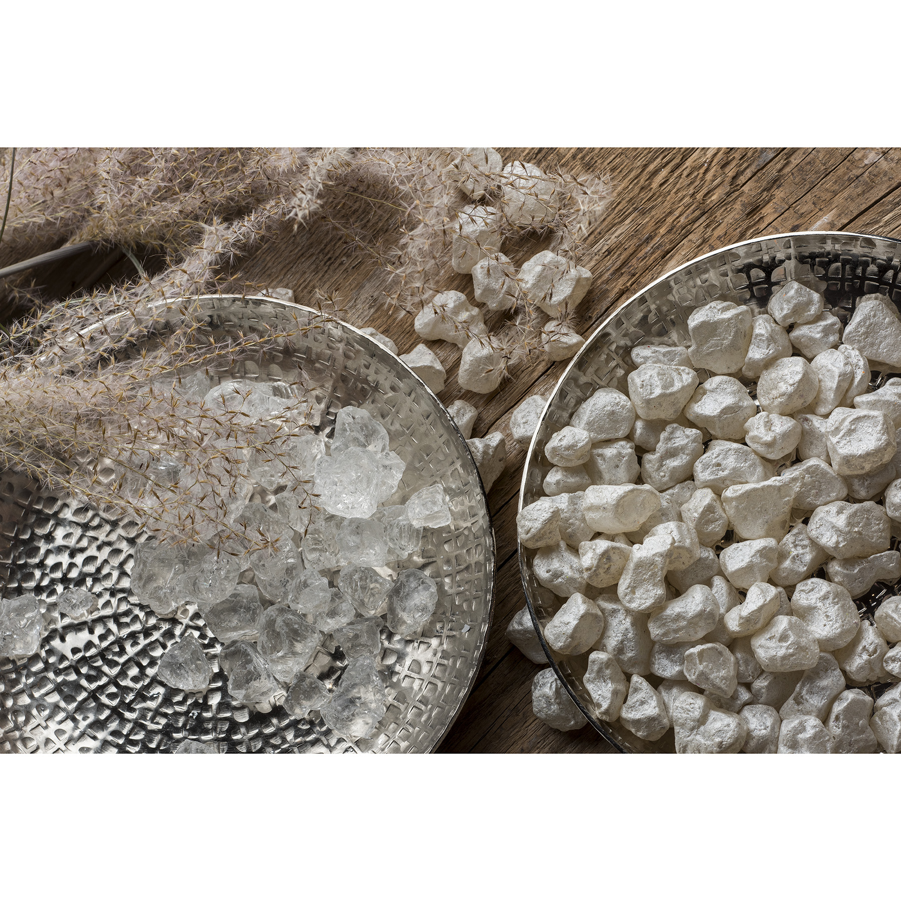 Glassteine zur Dekoration, 1 kg Beutel, 1 - 2 cm