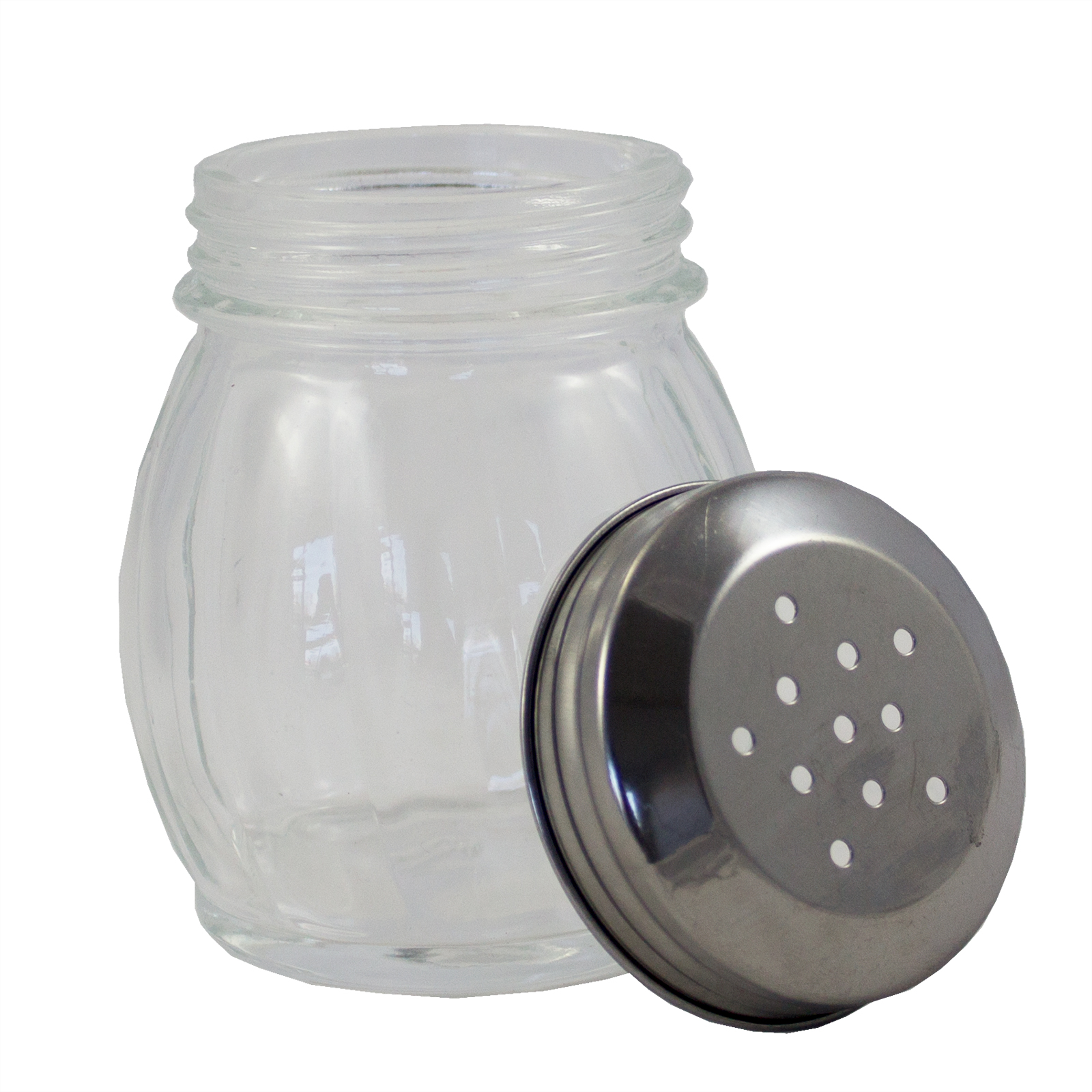 12 x Glasstreuer "Winni" mit Edelstahldeckel, 120 ml