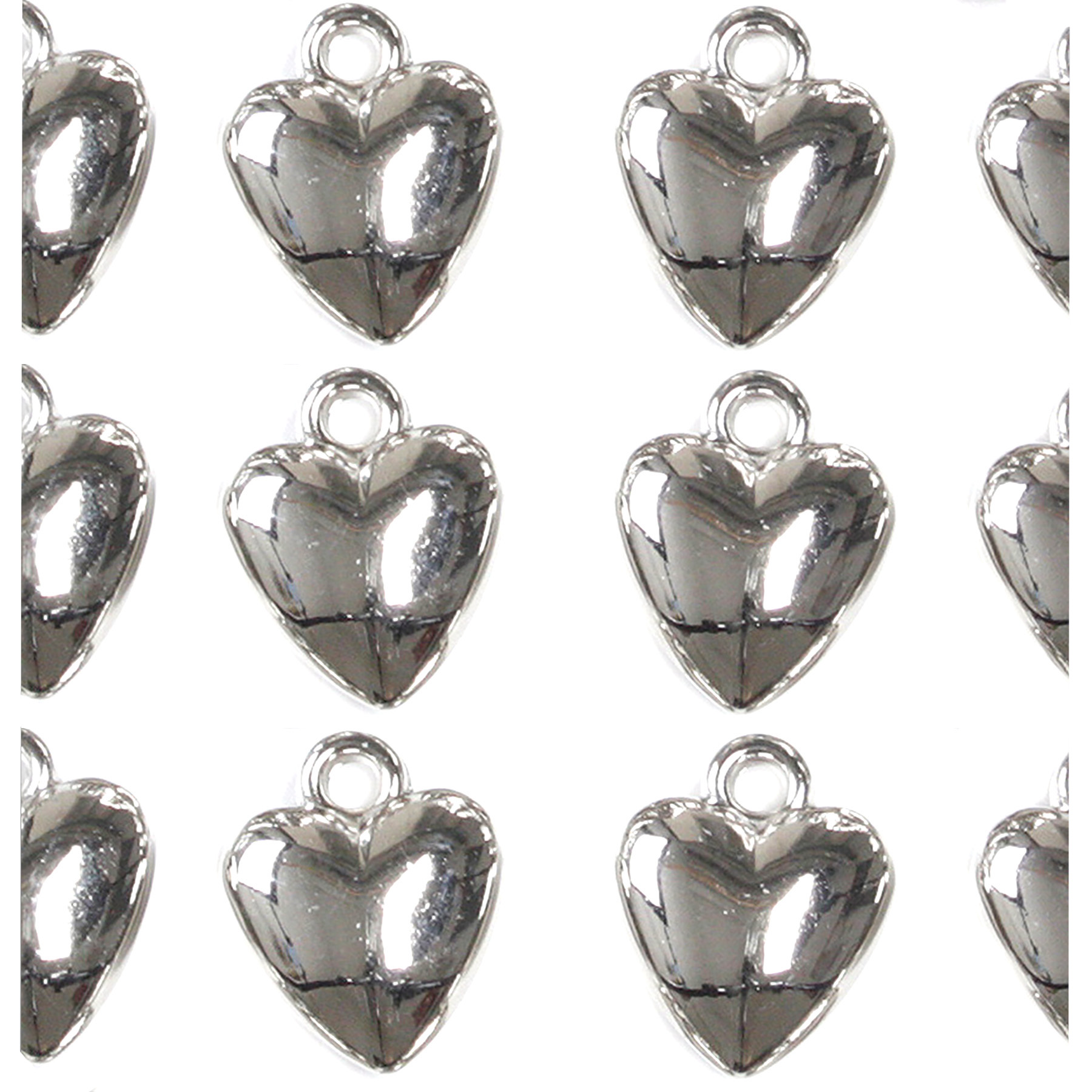 32 x Herzen mit Öse zum Hängen 2 - 3 cm