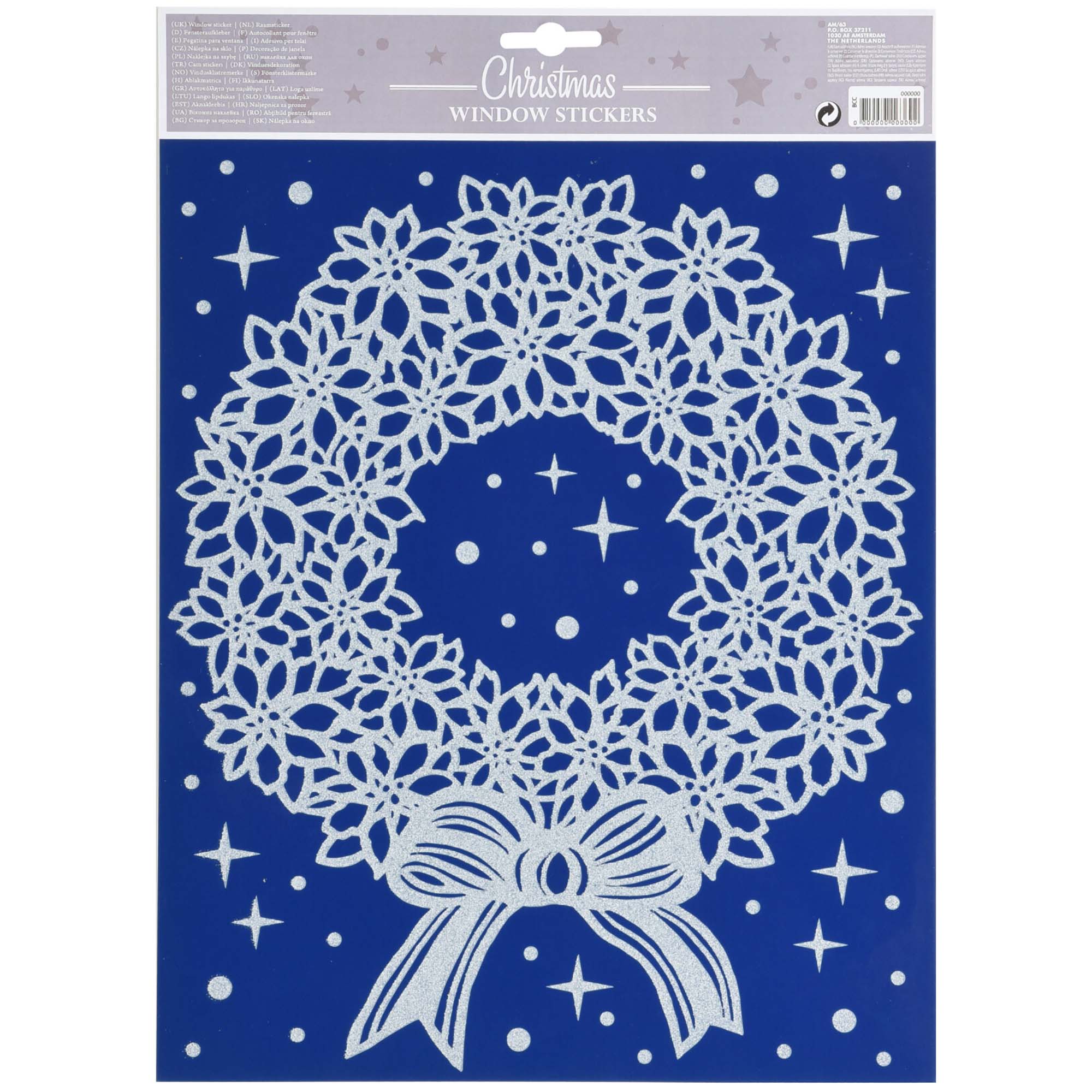 Fensterbilder für Weihnachten - Fenstersticker 4 Bögen