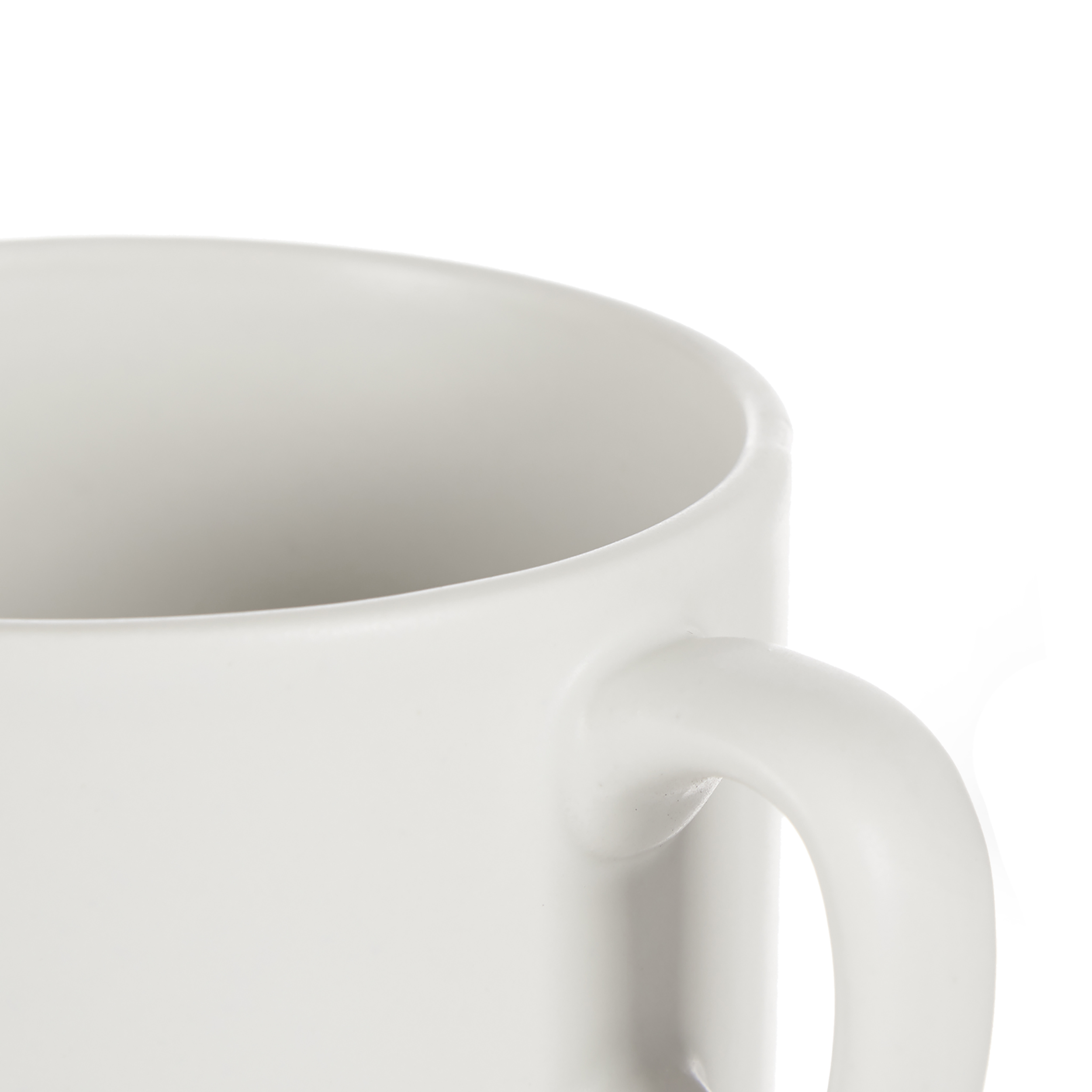 6 x große Tassen "Stapelglück Leni" Porzellan - 300 ml in modernem Design