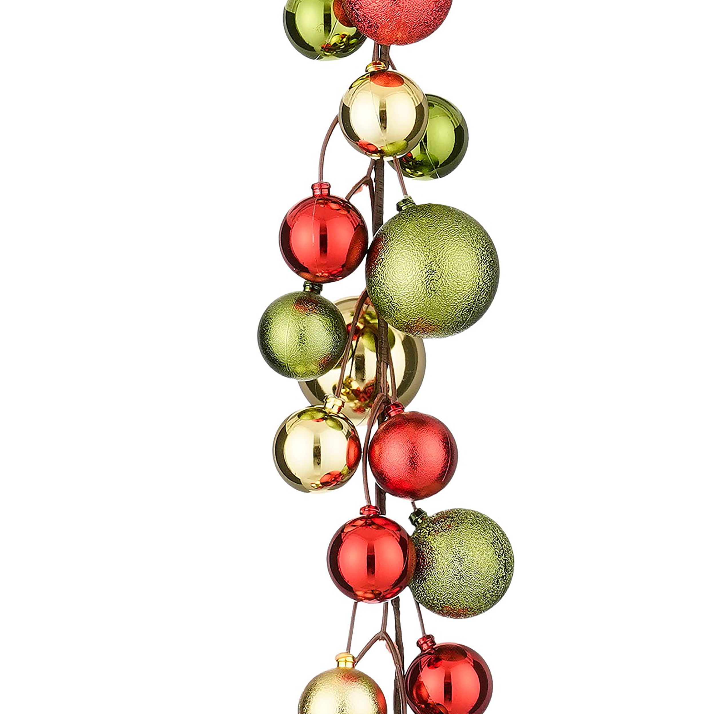 Girlande Weihnachten aus Kunststoff - L 180 cm - wetterfest