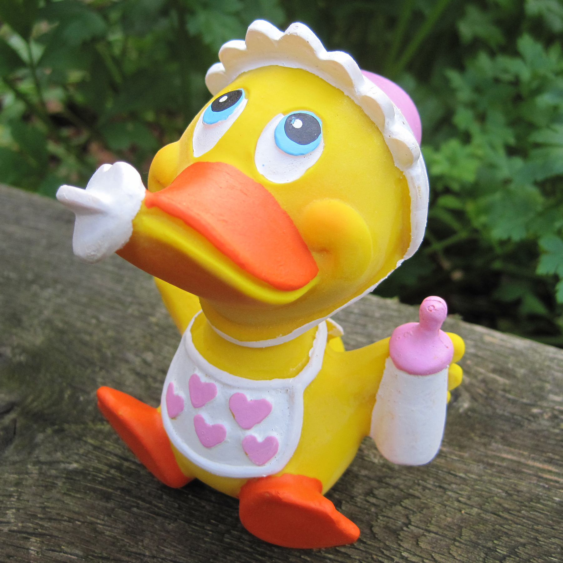 Badeente "Boy" oder "Girl" aus hochwertigem Kautschuk H 8,5 cm