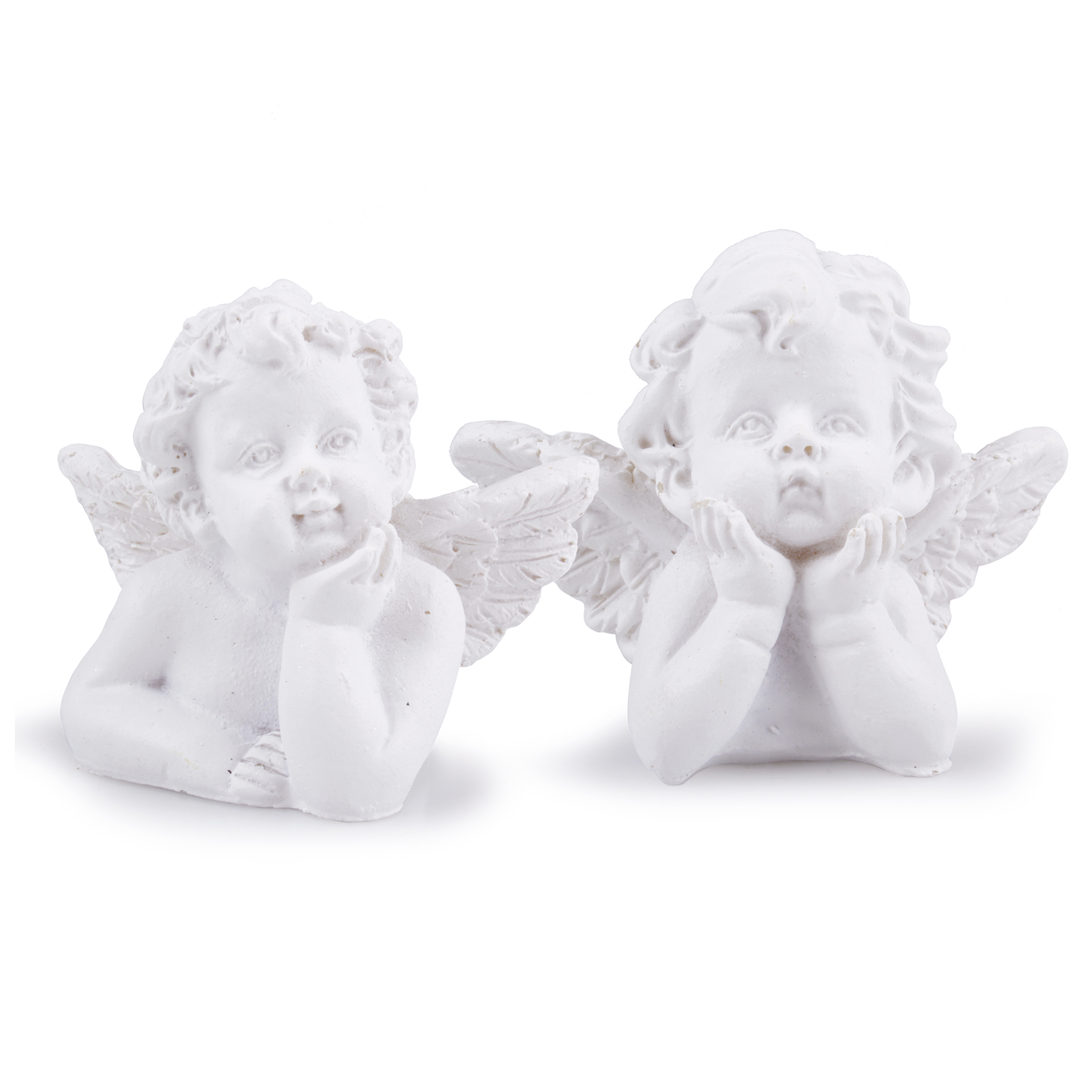 24 STK. Engelfiguren, 2 Modelle Sortiert H 3,5 cm