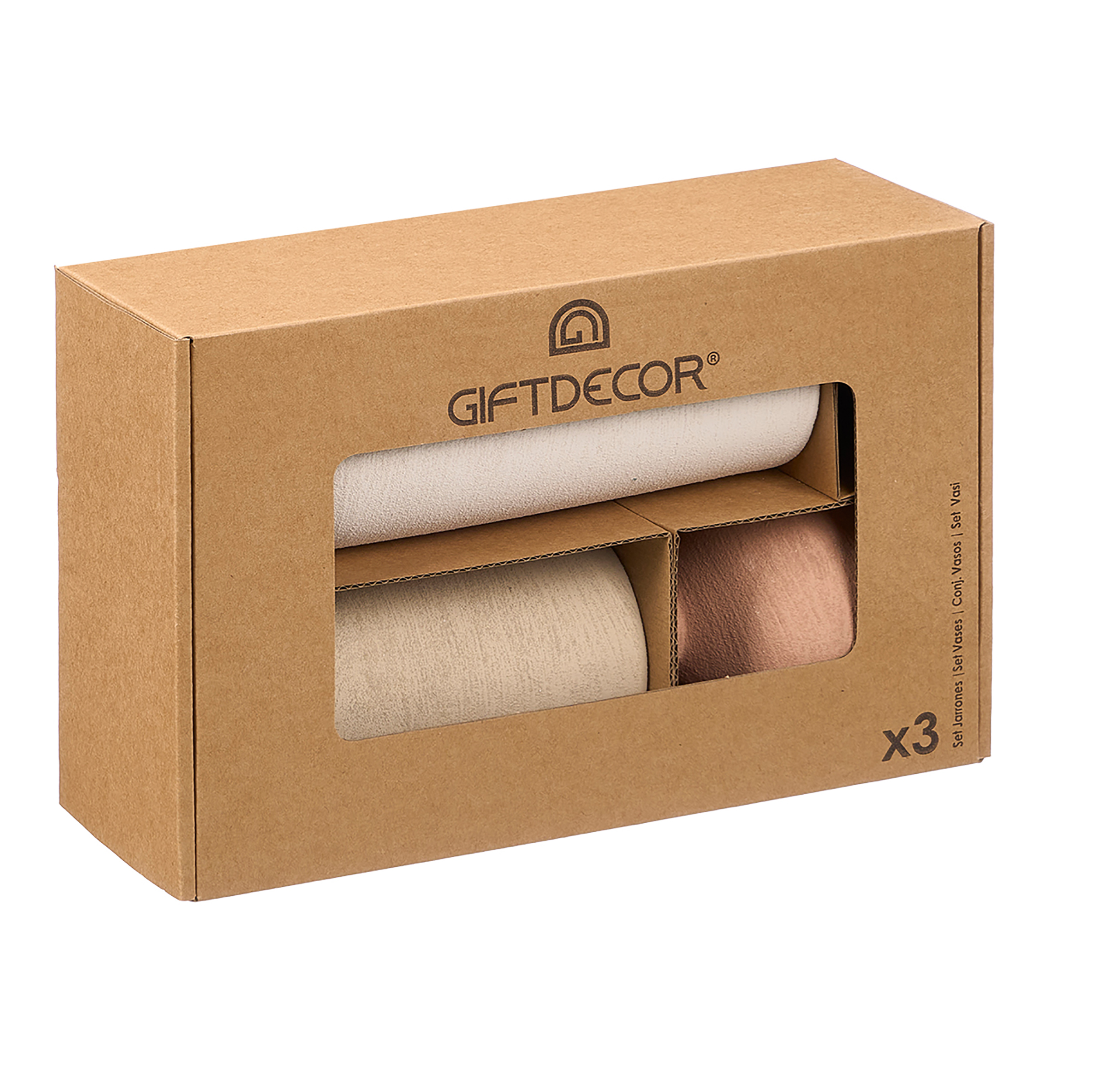 Vasen Set Desert Aura Anfora aus Terracotta – 3er Set im Wüstenstil