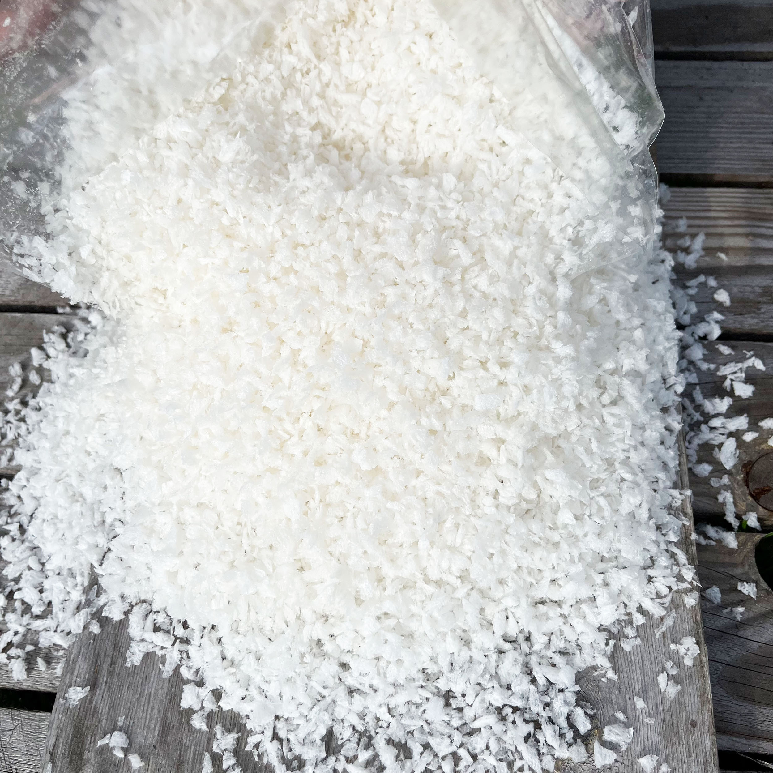 3000 ml Bio Kunstschnee - Bioloigsch abbaubar aus Pflanzenstärke