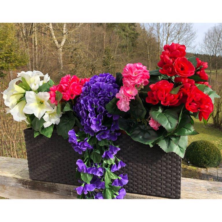 Balkonkasten - Blumenkasten Ratolla aus Kunststoff