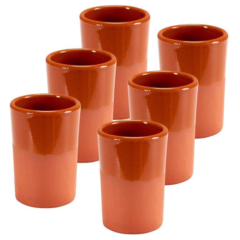 6 x Weinbecher und/oder Tonkrug 250 ml/1000 ml