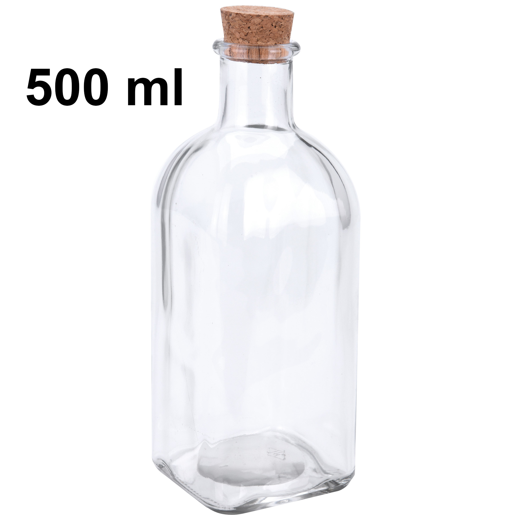 Glasflaschen mit Korken sehr variabel einsetzbar