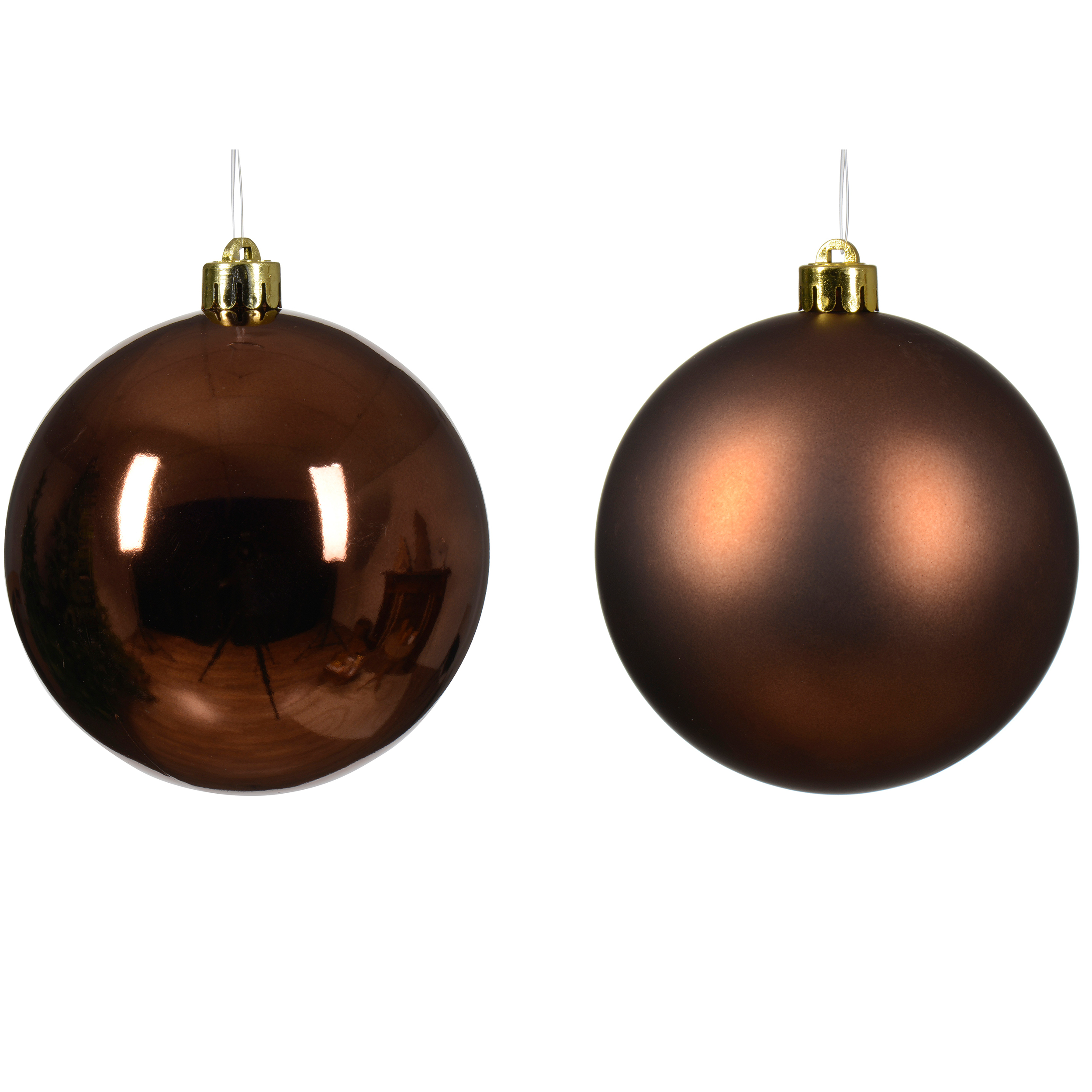 Weihnachtskugeln aus Kunststoff - Ø 8-18 cm - wetterfest