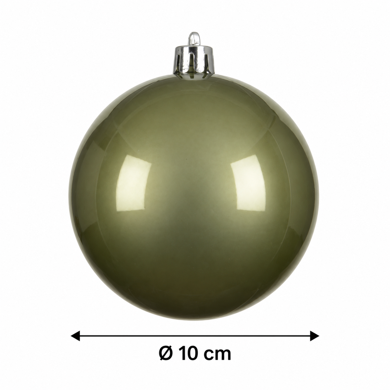 Weihnachtskugeln aus Kunststoff - Ø 8-18 cm - wetterfest