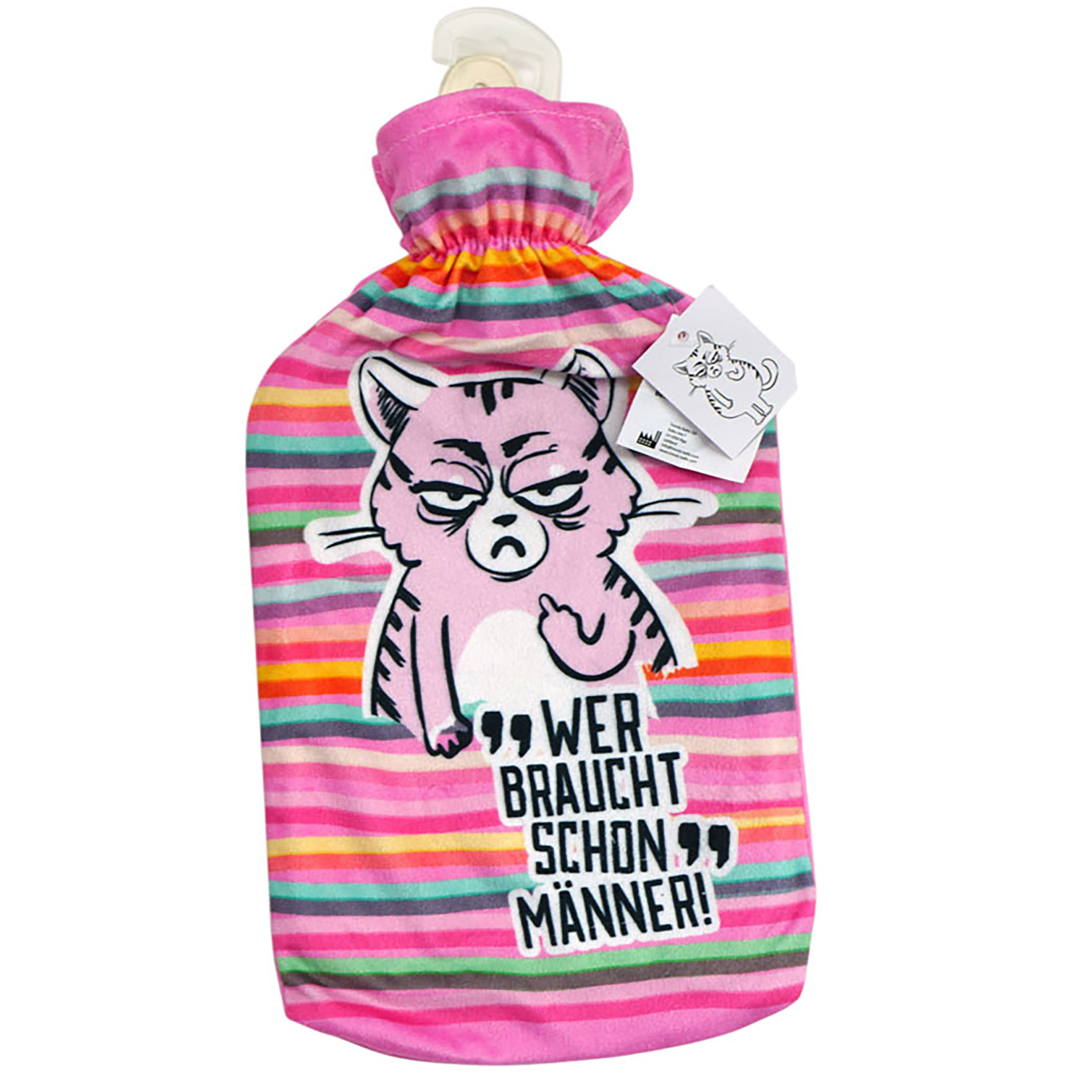 Wärmflasche "Miesekatze" 2 Liter - 2 Designs