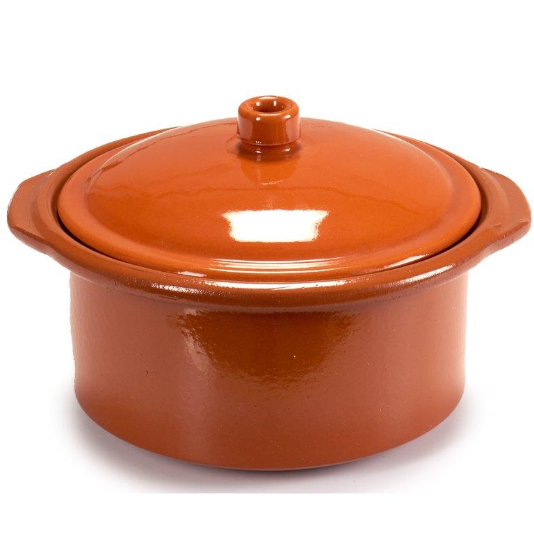 Tontopf Cocotte mit Deckel - ofenfest und hitzebeständig
