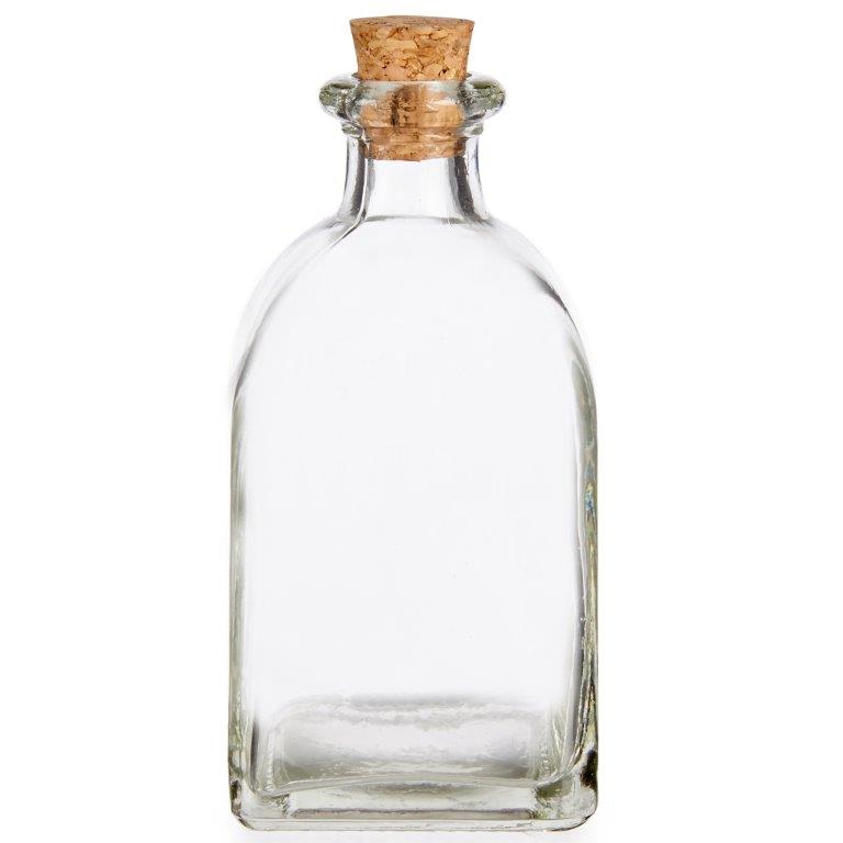 Flaschen aus Glas mit Stöpsel aus Kork