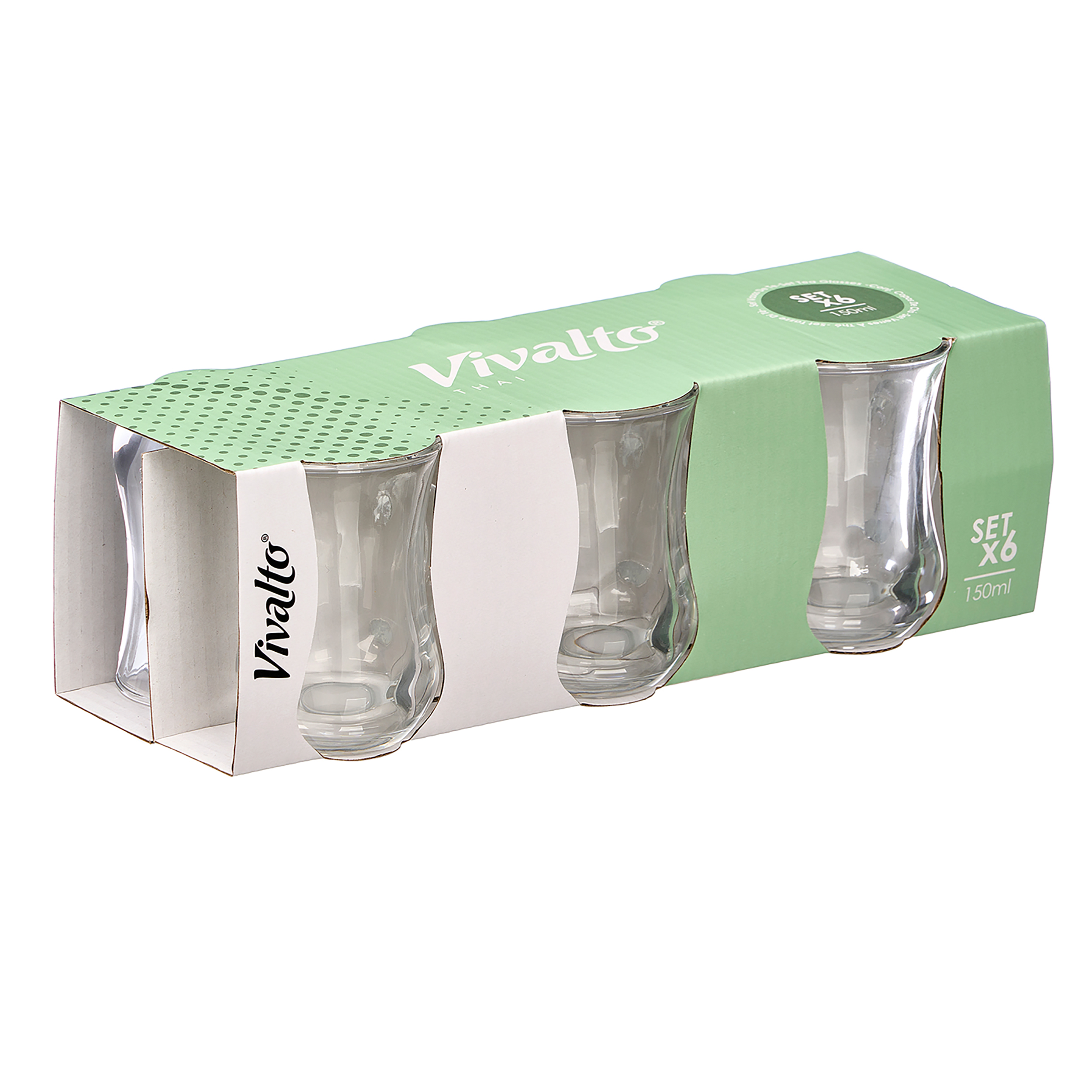 12 x Teegläser Set "Samira" im orientalischen Stil 150 ml