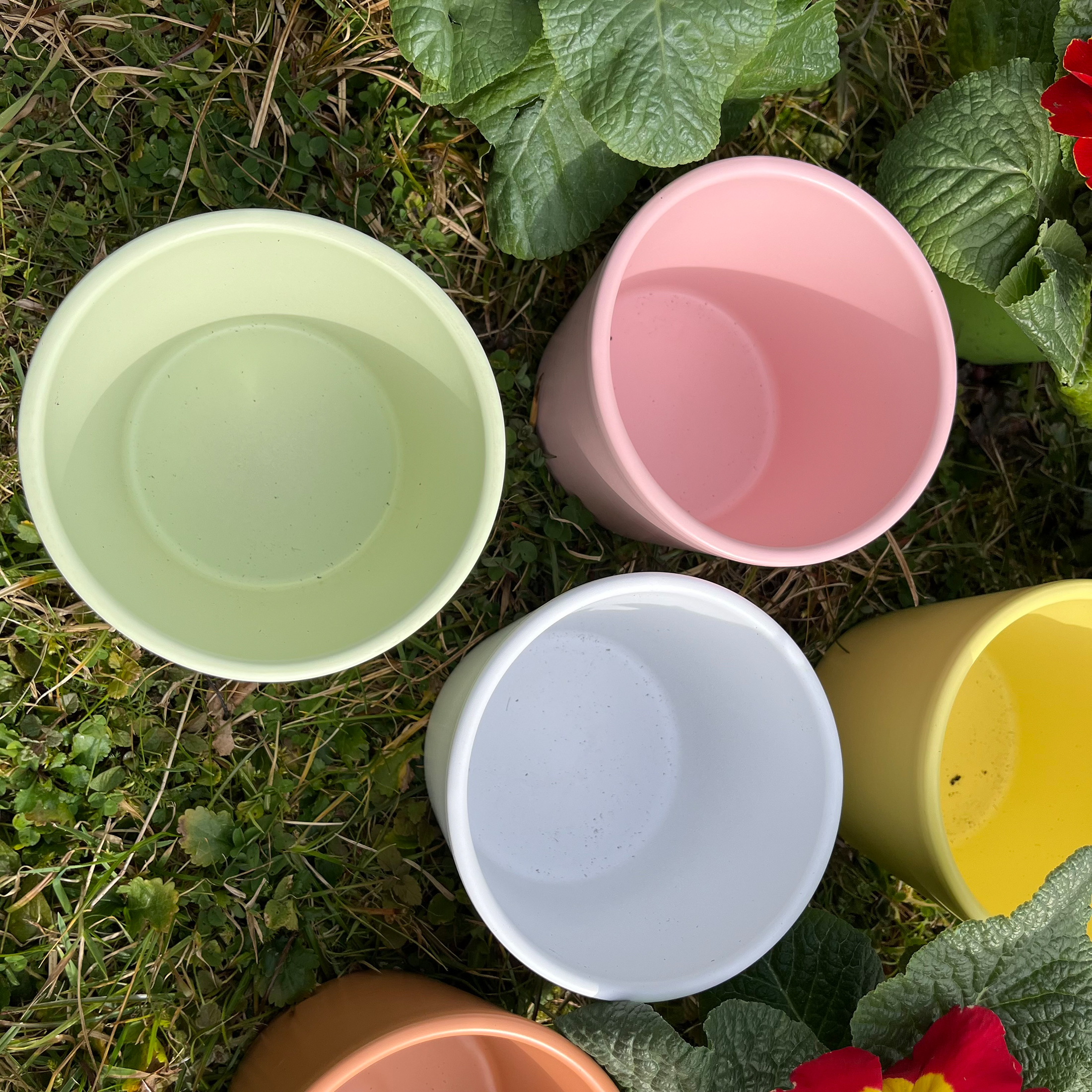 Blumenübertopf für Primeln H 9,3 cm - 12 cm