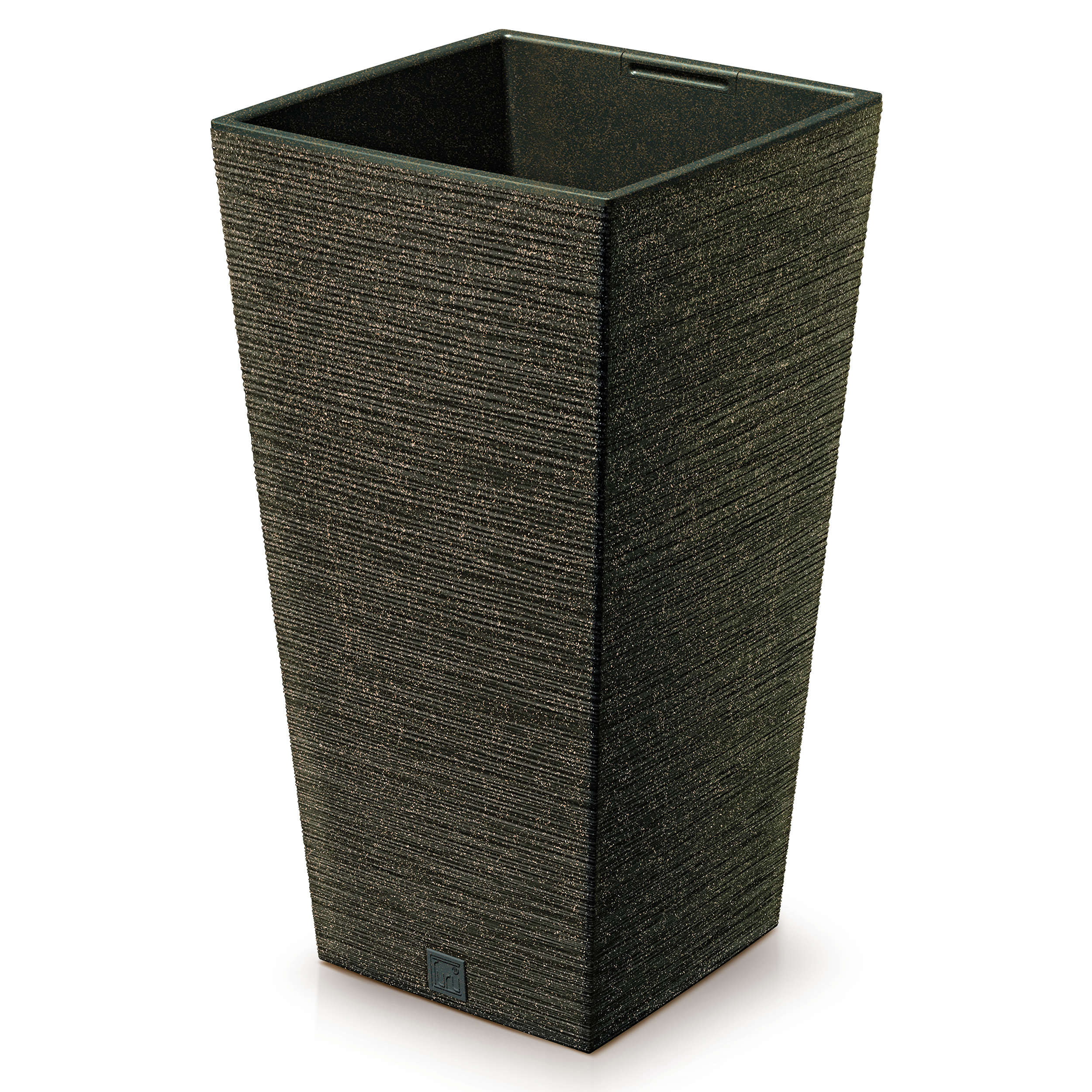 Pflanzsäule - Blumentopf FURU Slim - ECO Wood - mit natürlichem Holzanteil