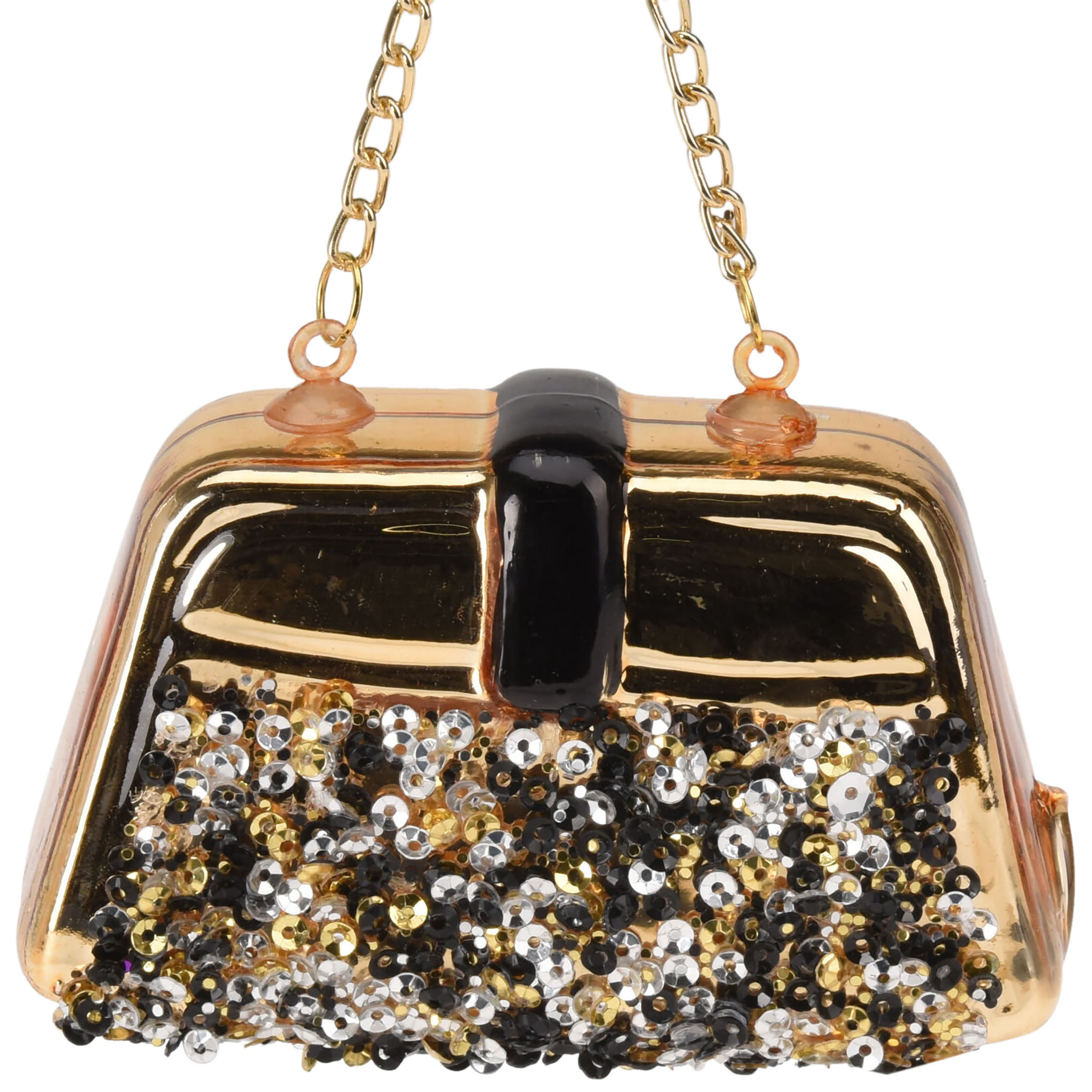 Gold/Schwarz Glitter