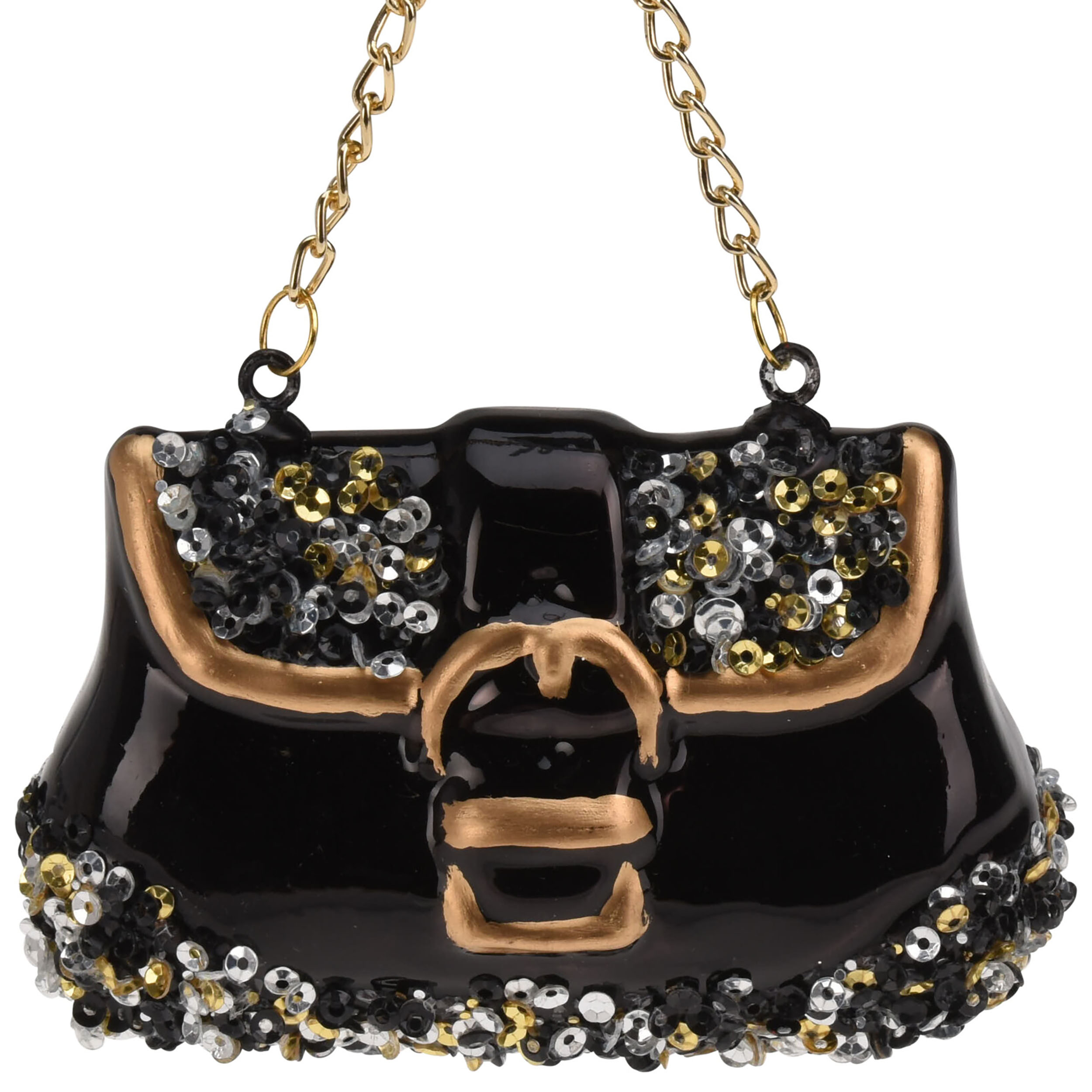 Glashänger "Handtasche Edel-Look" 7 x 5 cm aus Glas