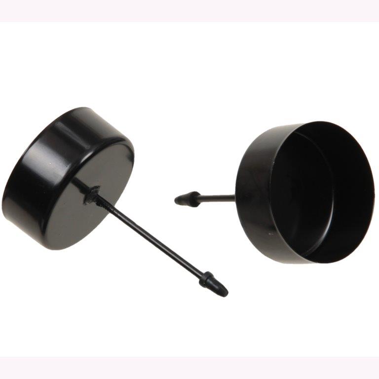 4-tlg. Set Adventskranz-Stecker aus Glas oder Metall