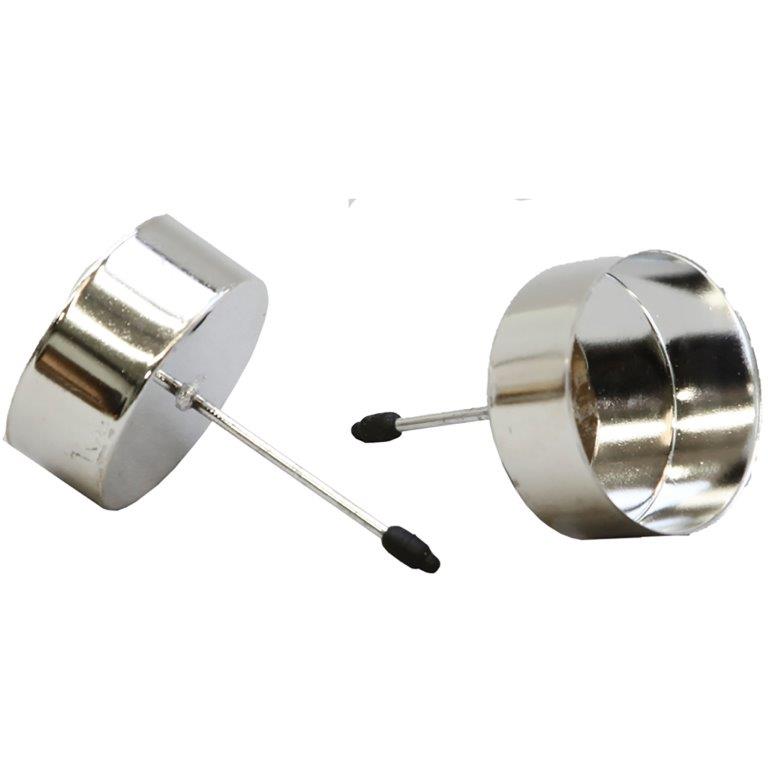 4-tlg. Set Adventskranz-Stecker aus Glas oder Metall