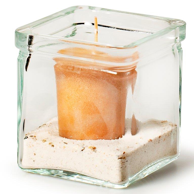 6 x Glaswürfel "Cubus" in verschiedenen Größen