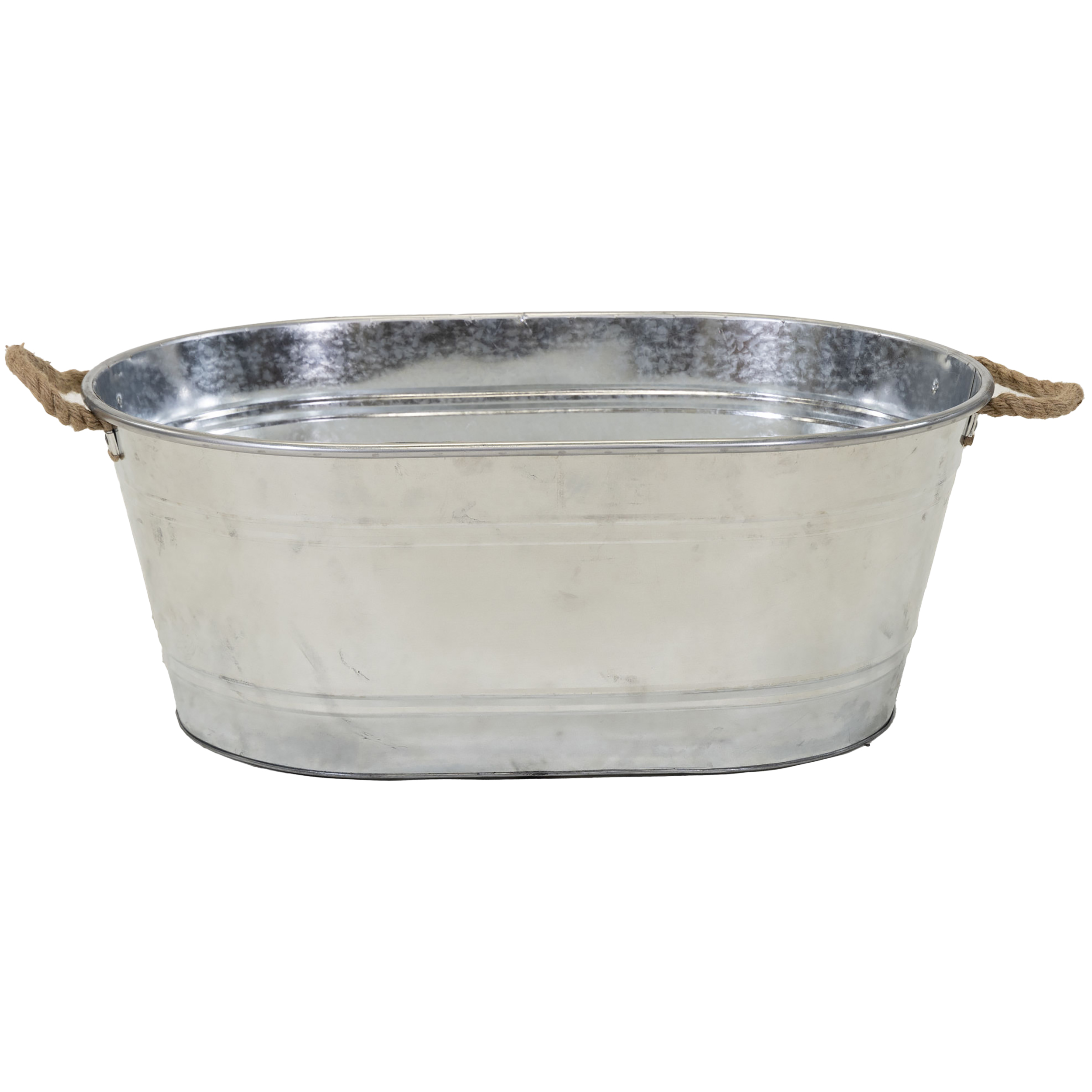 Metallwanne verzinkt mit Griffen L ca. 52 cm