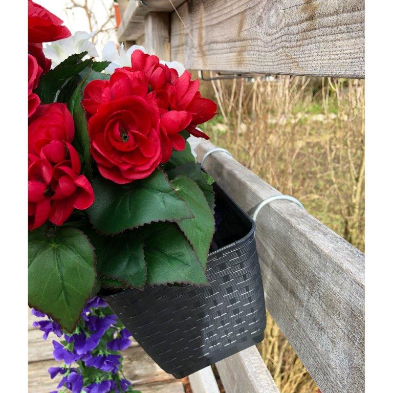 Balkonkasten - Blumenkasten Ratolla in verschiedenen Längen und Farben