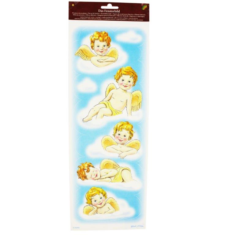 Selbstklebende Fensterbilder zur Weihnachtszeit