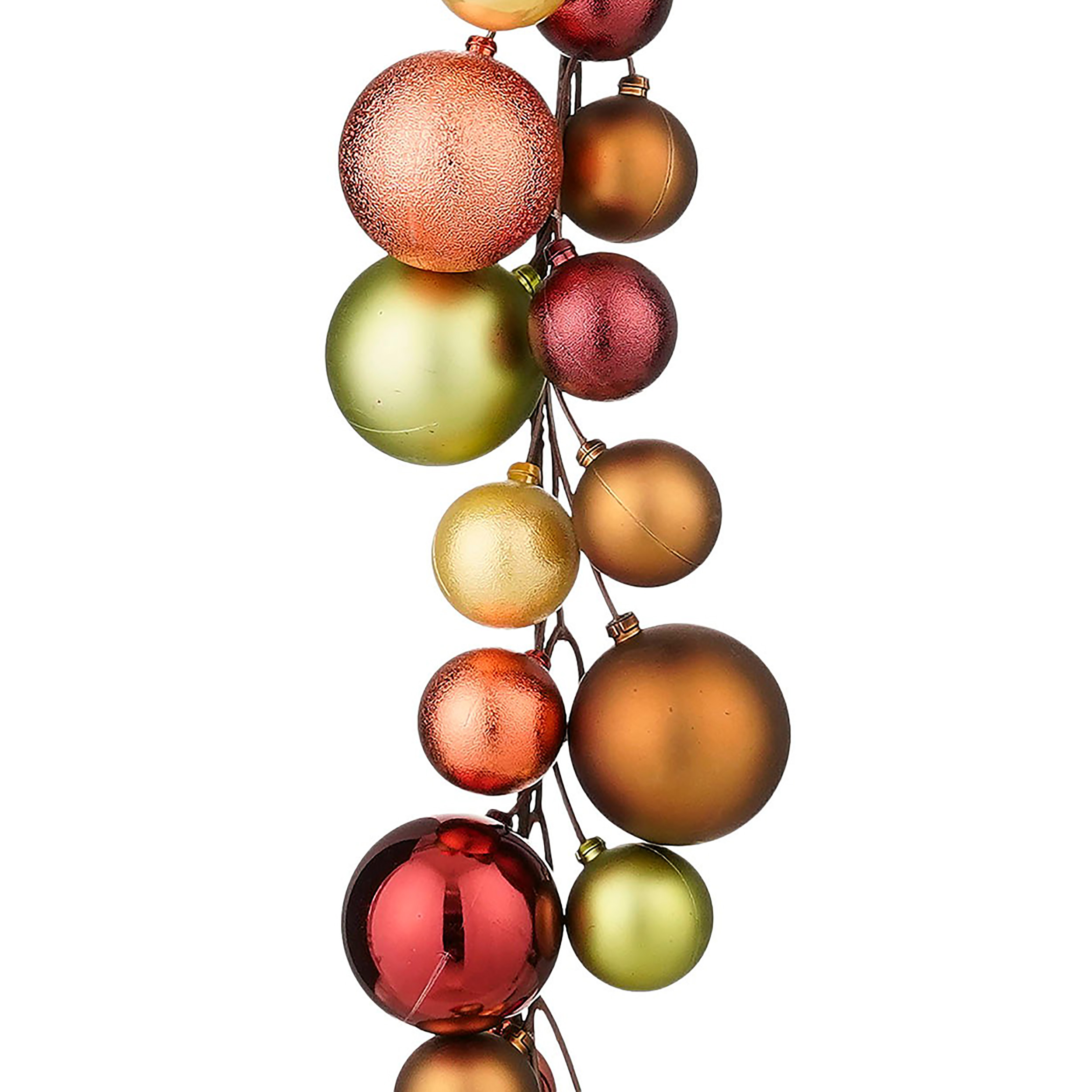Girlande Weihnachten aus Kunststoff - L 180 cm - wetterfest