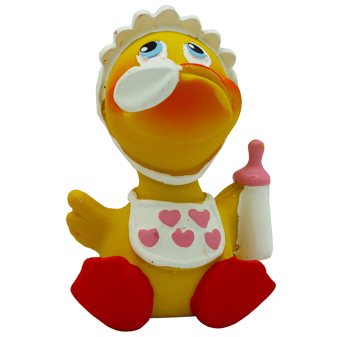Badeente "Boy" oder "Girl" aus hochwertigem Kautschuk H 8,5 cm