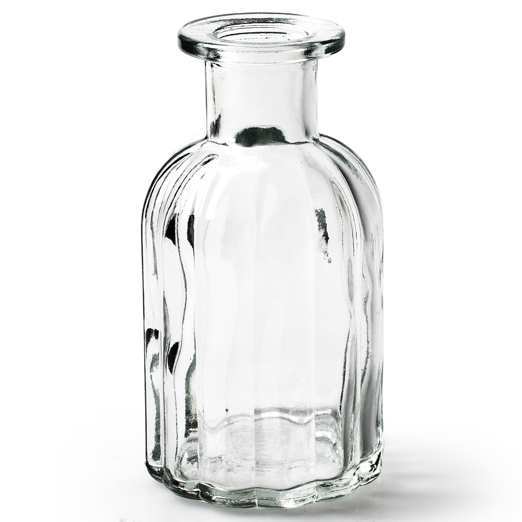 12 x kleine Vasen aus Glas Vintage in zauberhaften Designs