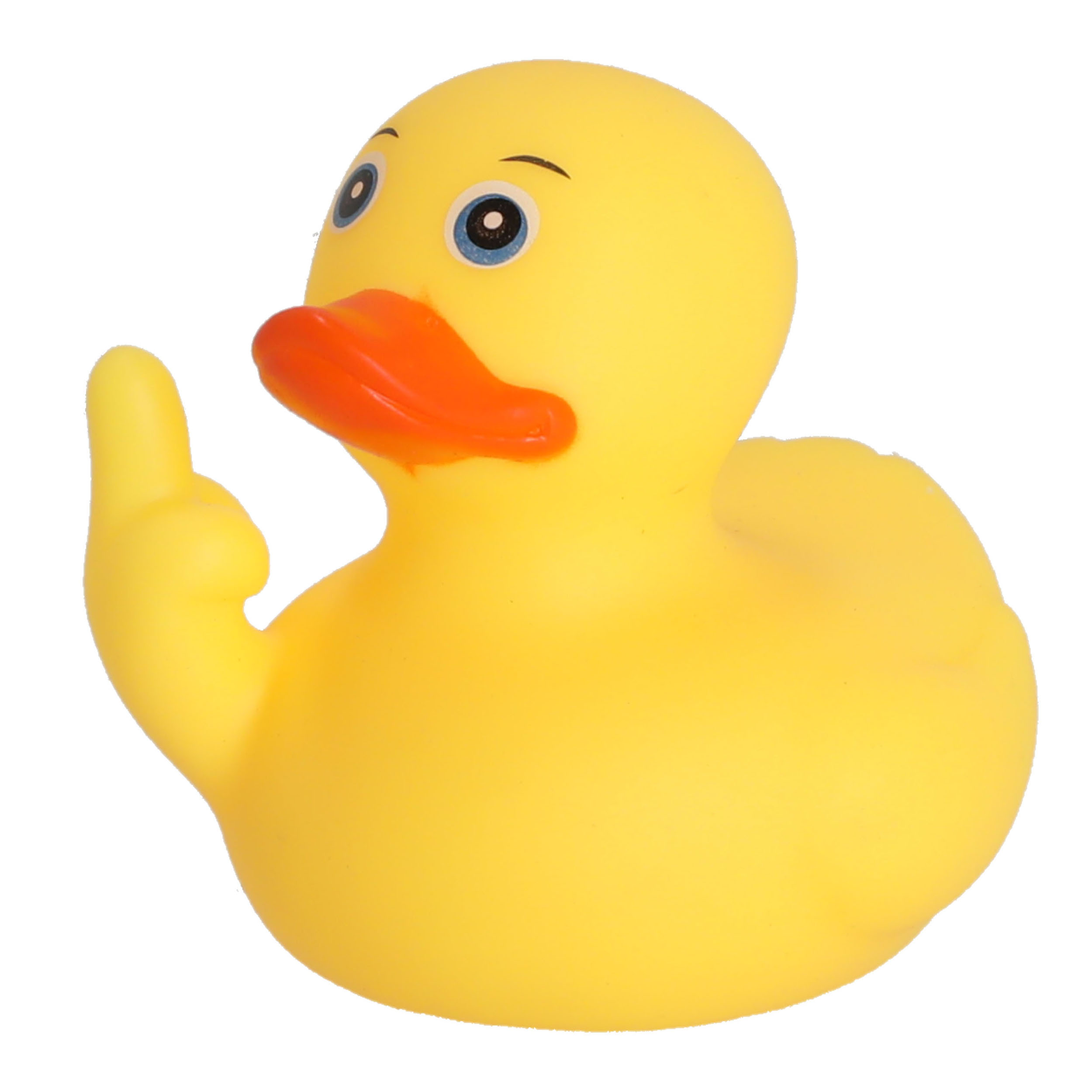 Quietsche-Badeente "Mittelfinger" 8 x 8 x 7,5 cm