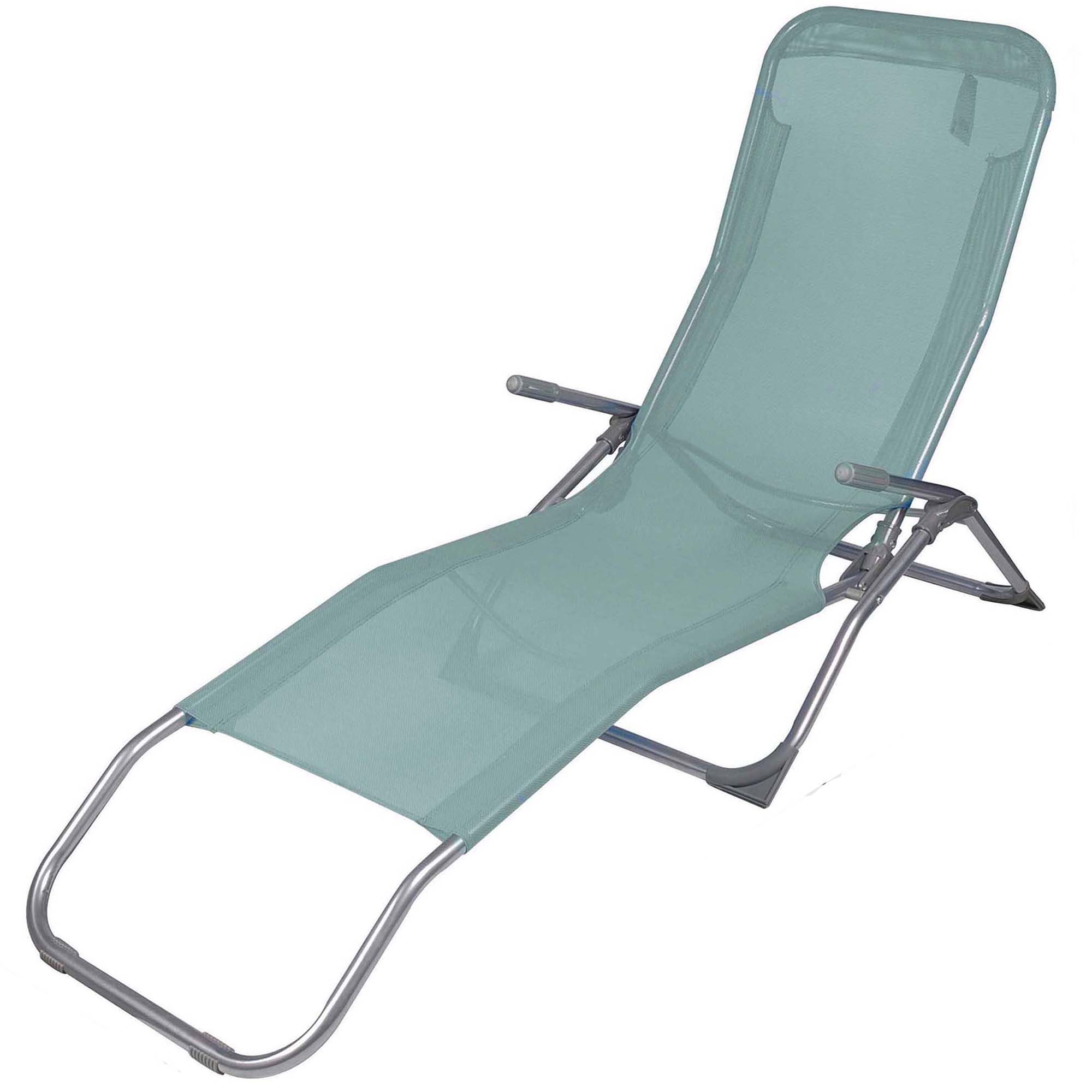 Sonnenliege CORFU - zwei Sitz- und Liegepositionen, wetterfest und klappbar 185 x 61 x 95 cm