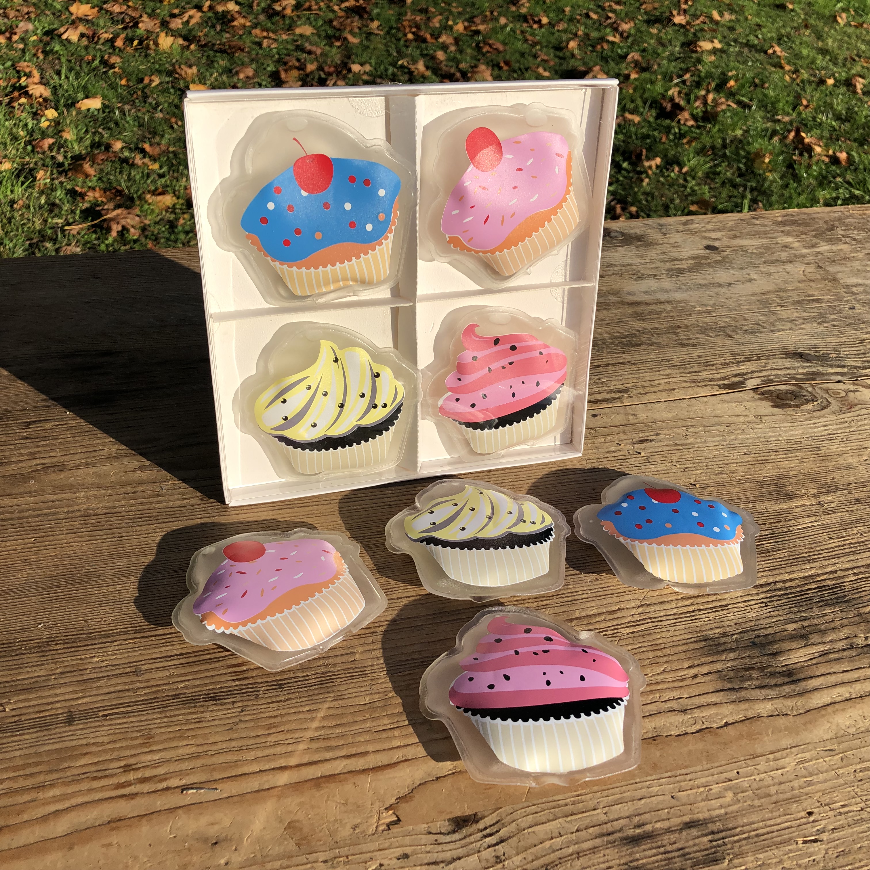 4- tlg. Set Taschenwärmer Törtchen Cup Cake