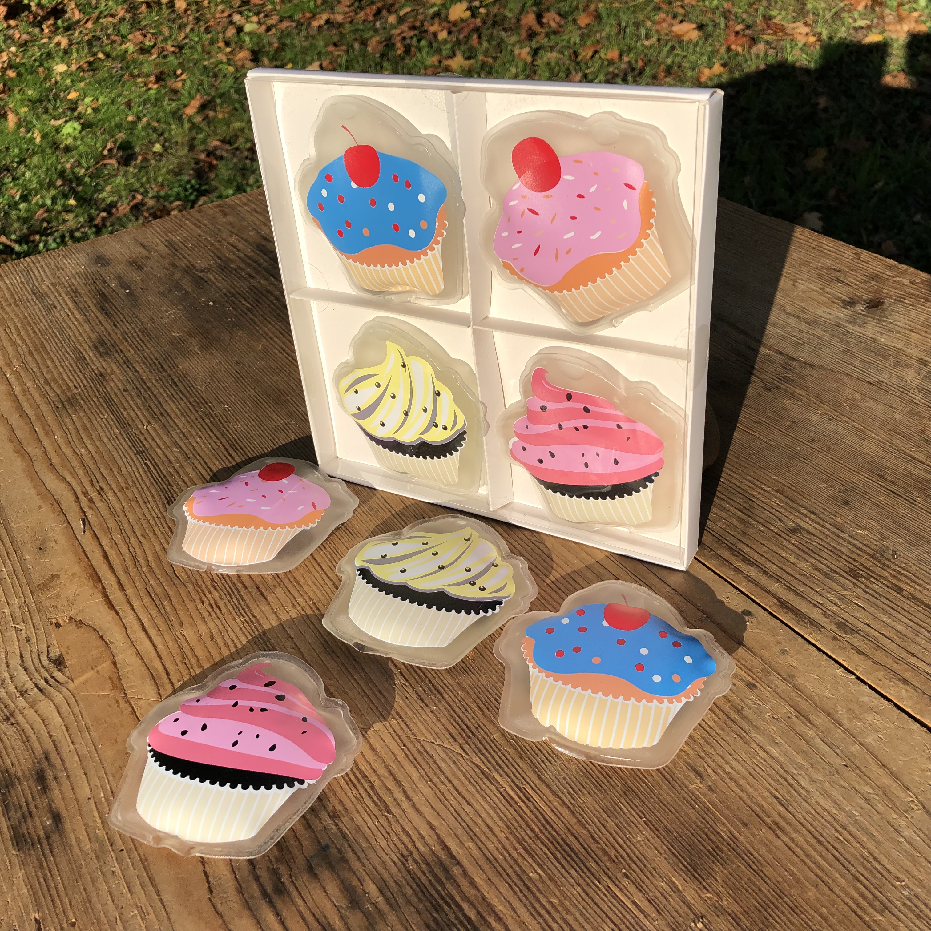 4- tlg. Set Taschenwärmer Törtchen Cup Cake