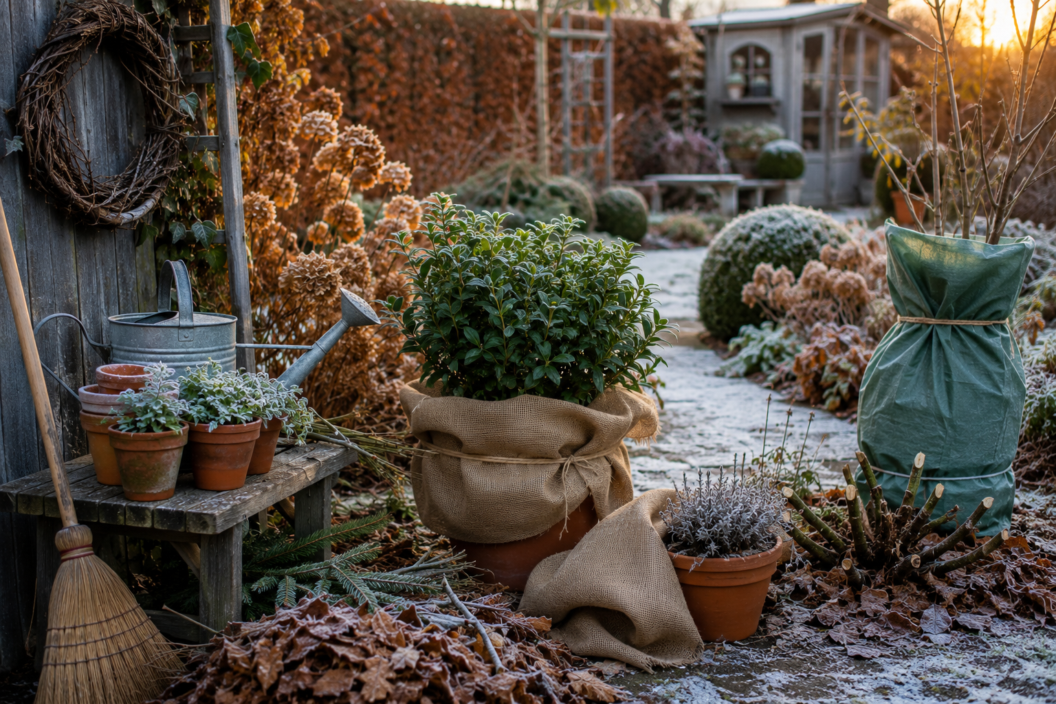 Garten winterfest machen – Schritt für Schritt Anleitung für einen winterfesten Garten