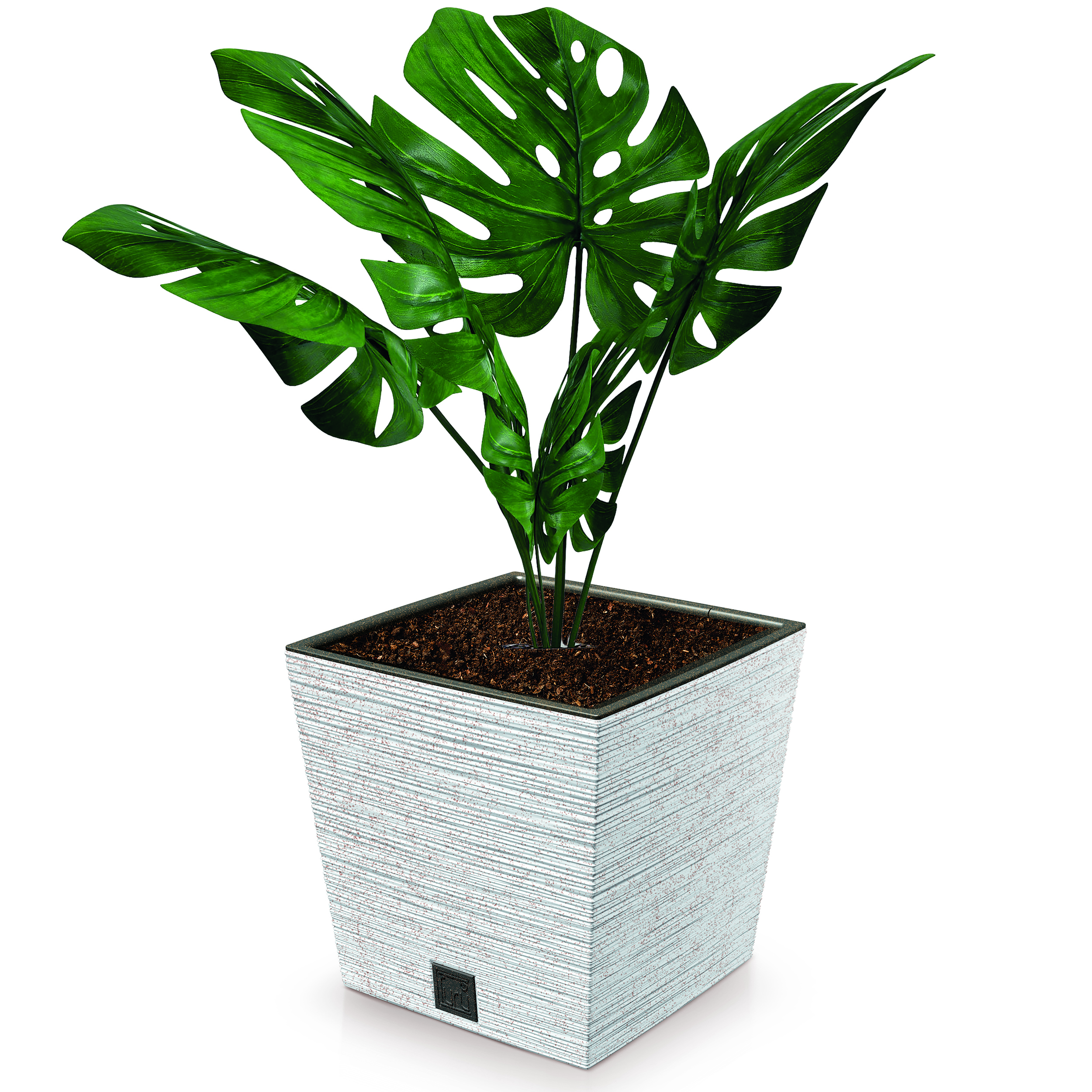 Blumentopf FURU Eco Wood mit 33% echtem Holzanteil