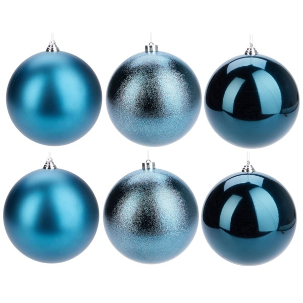 Weihnachtskugeln aus Kunststoff - Ø 8-18 cm - wetterfest