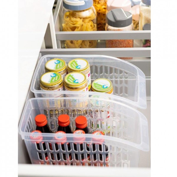 4 x Aufbewahrungsbox ohne Deckel, transparent