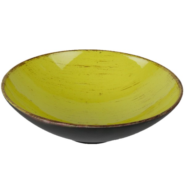 Dekoschale aus Kunststoff, lemon Ø 22 cm